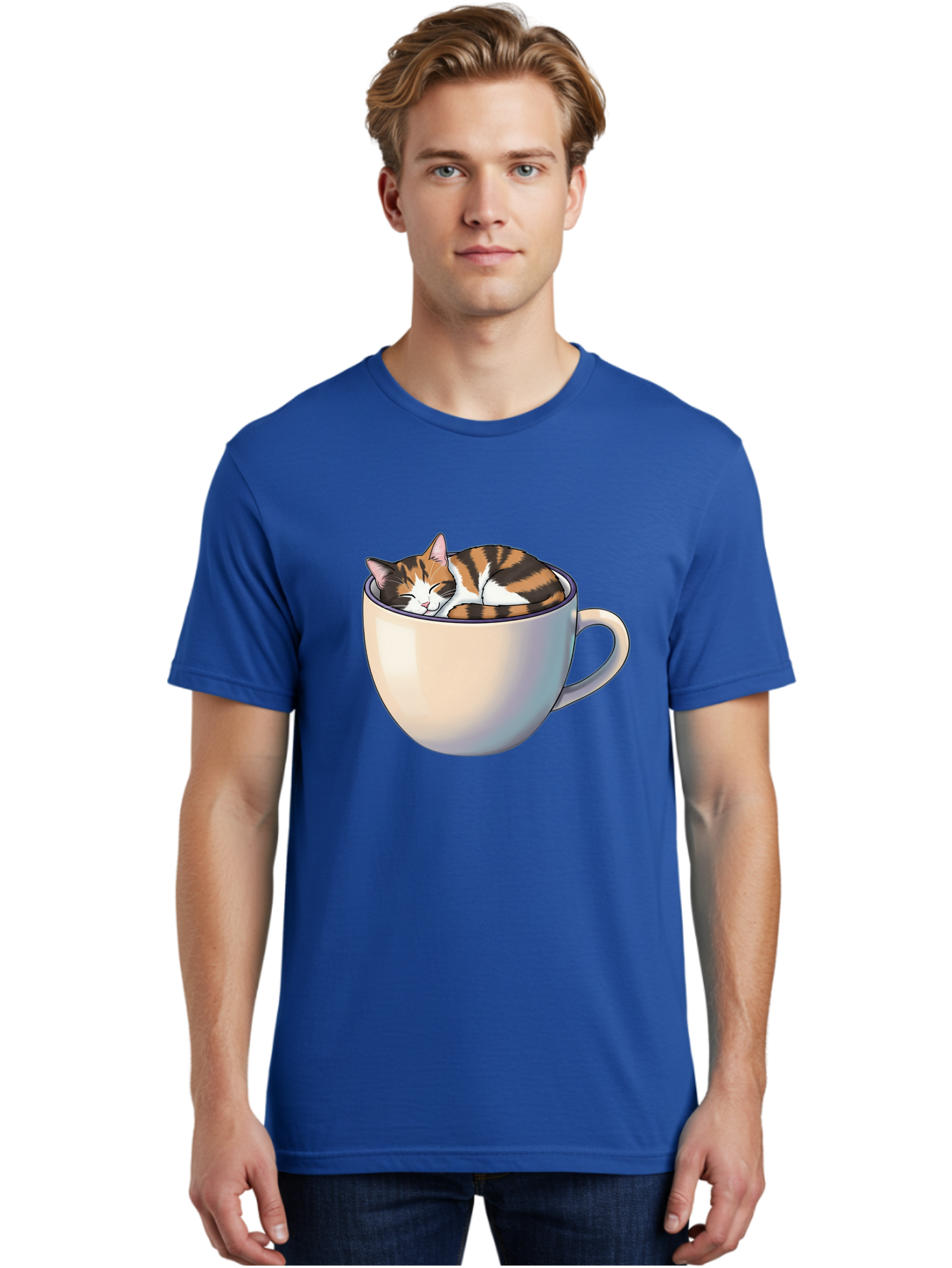 Cat-In-Cup Men'S Graphic Tee, 100% Cotton, Comfortable Casual Summer Wear, Machine Washable, Vintage Camera, Old Camera, Antique Camera, Black Camera, Classic Photography, Photography Equipment, Nostalgic Device, Film Camera, Camera Art Bak197