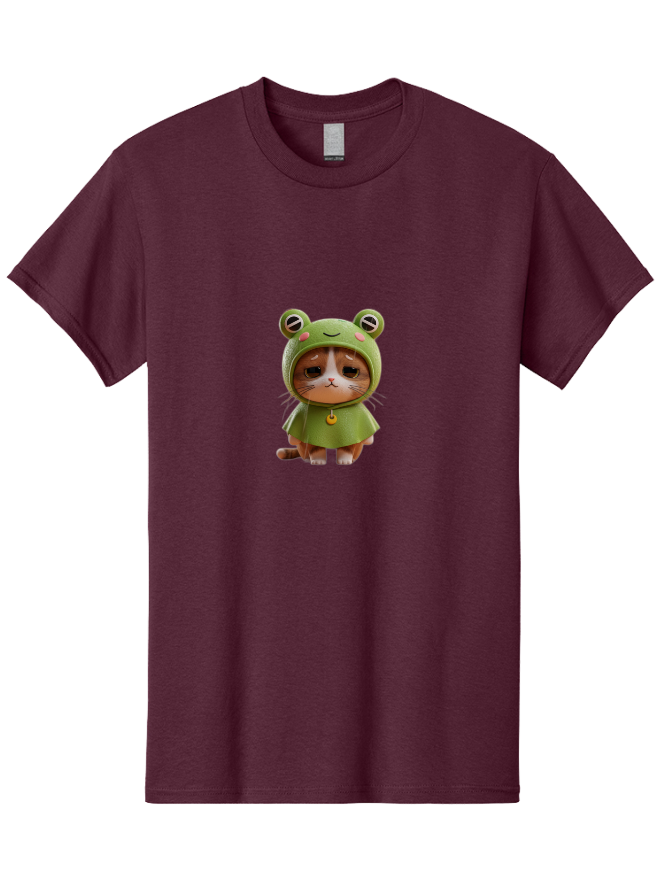 Cat-In-Frog-Costume-1 Men'S Graphic Tee, 100% Cotton, Comfortable Casual Summer Wear, Machine Washable, Vintage Camera, Old Camera, Antique Camera, Black Camera, Classic Photography, Photography Equipment, Nostalgic Device, Film Camera, Bak198