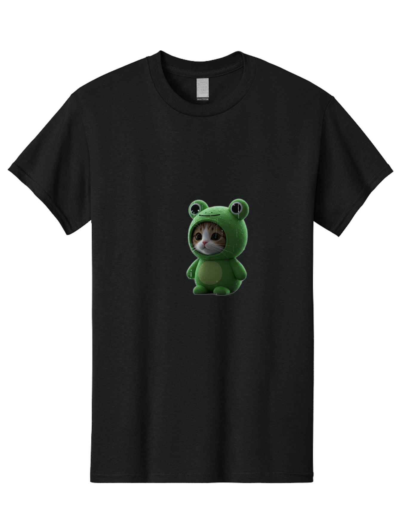 Cat-In-Frog-Costume-2 Men'S Graphic Tee, 100% Cotton, Comfortable Casual Summer Wear, Machine Washable, Vintage Camera, Old Camera, Antique Camera, Black Camera, Classic Photography, Photography Equipment, Nostalgic Device, Film Camera, Bak199