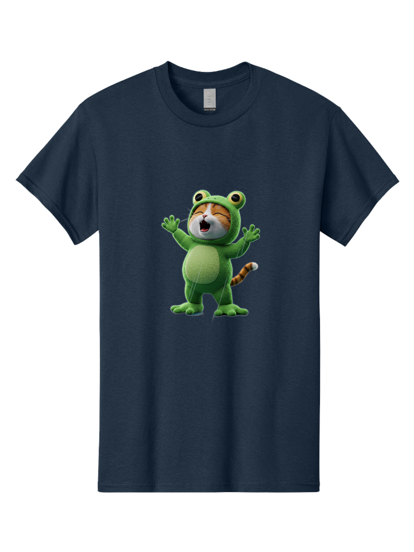 Cat-In-Frog-Costume-4 Men'S Graphic Tee, 100% Cotton, Comfortable Casual Summer Wear, Machine Washable, Vintage Camera, Old Camera, Antique Camera, Black Camera, Classic Photography, Photography Equipment, Nostalgic Device, Film Camera, Bak201