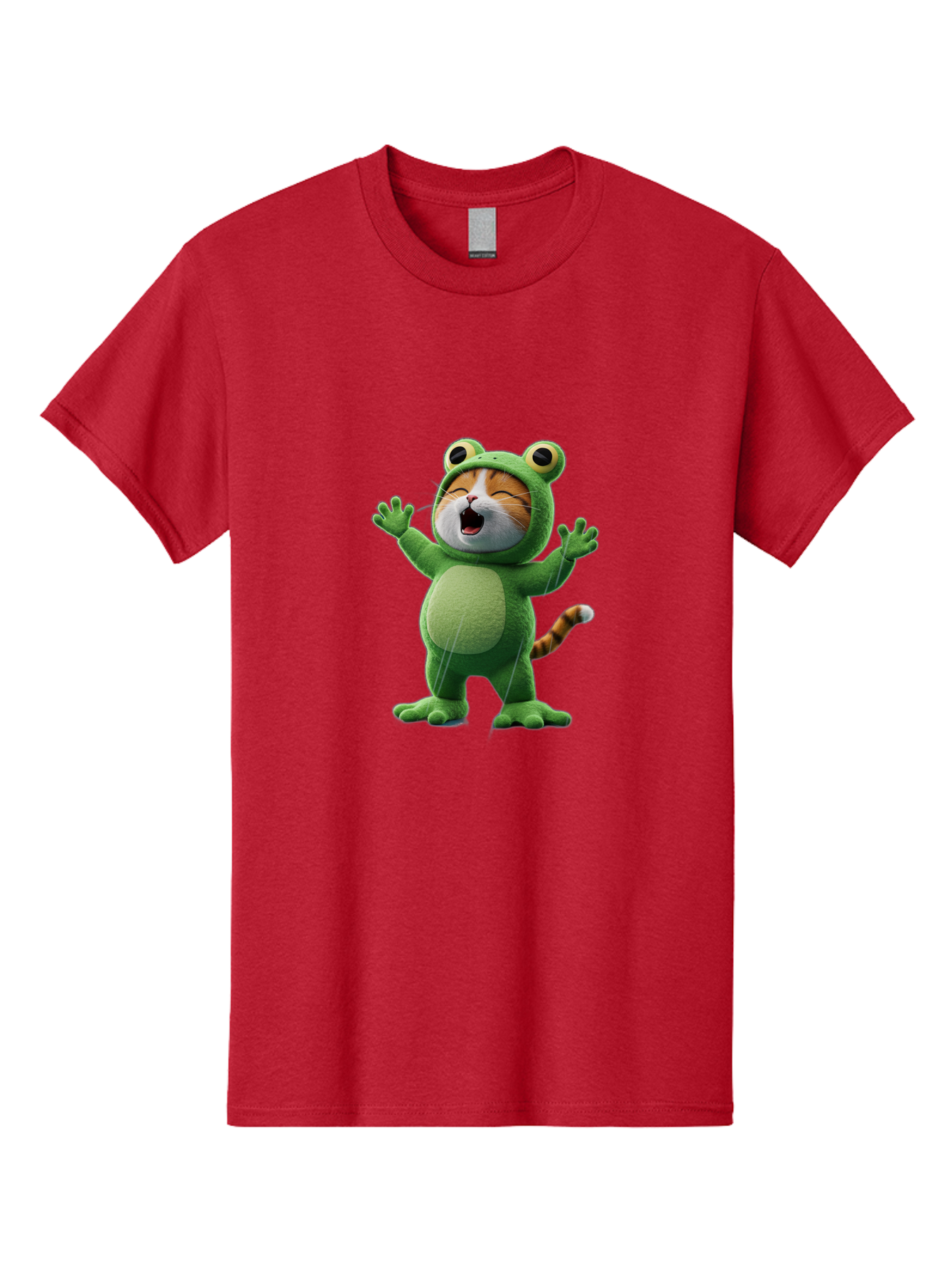 Cat-In-Frog-Costume-4 Men'S Graphic Tee, 100% Cotton, Comfortable Casual Summer Wear, Machine Washable, Vintage Camera, Old Camera, Antique Camera, Black Camera, Classic Photography, Photography Equipment, Nostalgic Device, Film Camera, Bak201