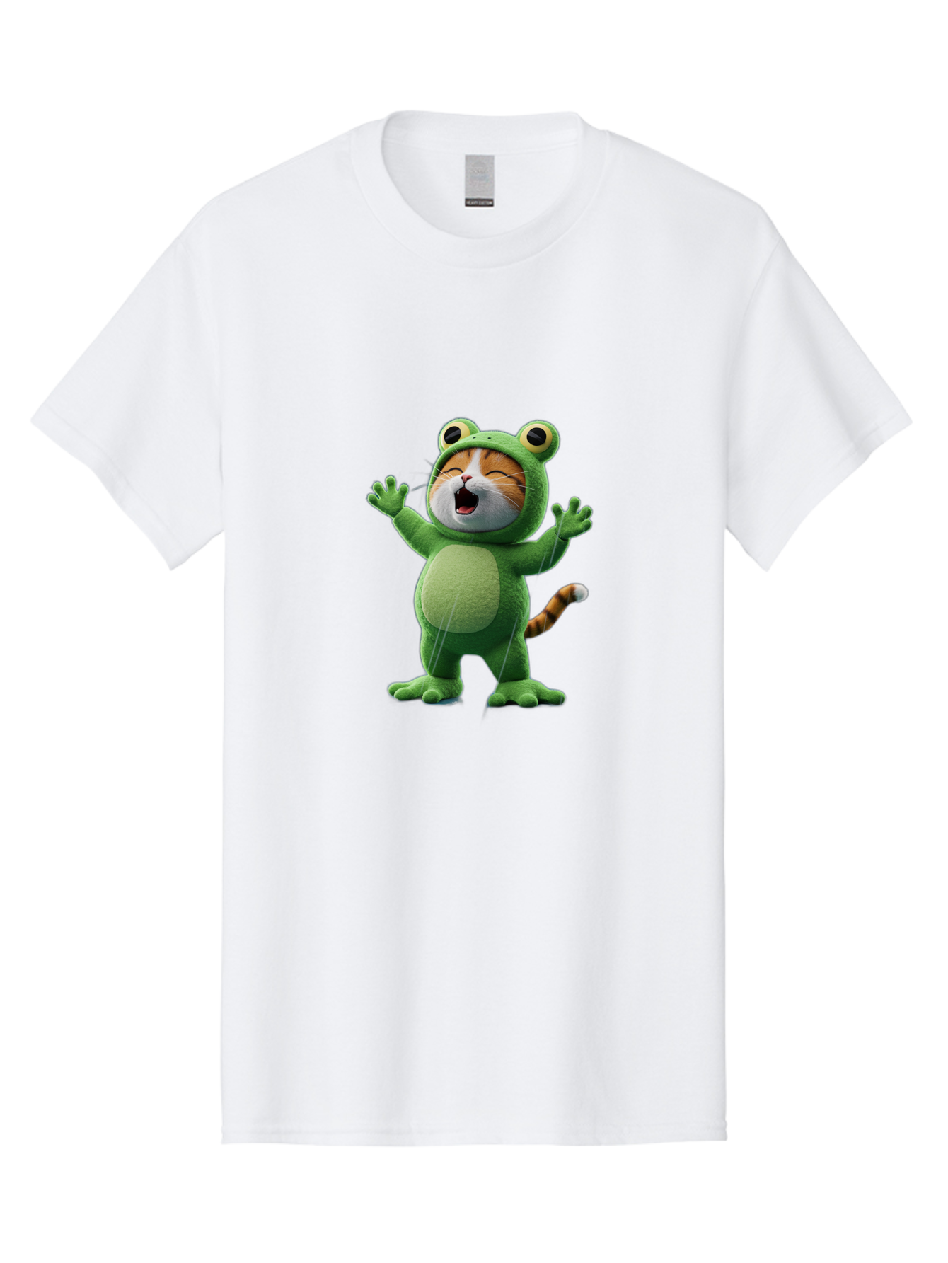 Cat-In-Frog-Costume-4 Men'S Graphic Tee, 100% Cotton, Comfortable Casual Summer Wear, Machine Washable, Vintage Camera, Old Camera, Antique Camera, Black Camera, Classic Photography, Photography Equipment, Nostalgic Device, Film Camera, Bak201