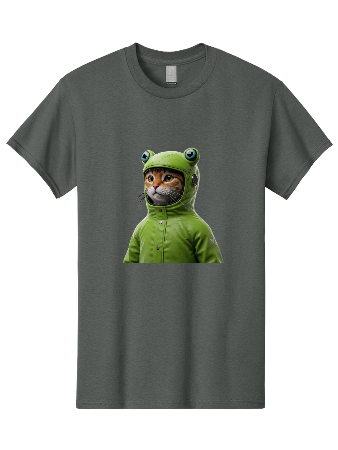 Cat-In-Frog-Costume-5 Men'S Graphic Tee, 100% Cotton, Comfortable Casual Summer Wear, Machine Washable, Vintage Camera, Old Camera, Antique Camera, Black Camera, Classic Photography, Photography Equipment, Nostalgic Device, Film Camera, Bak202