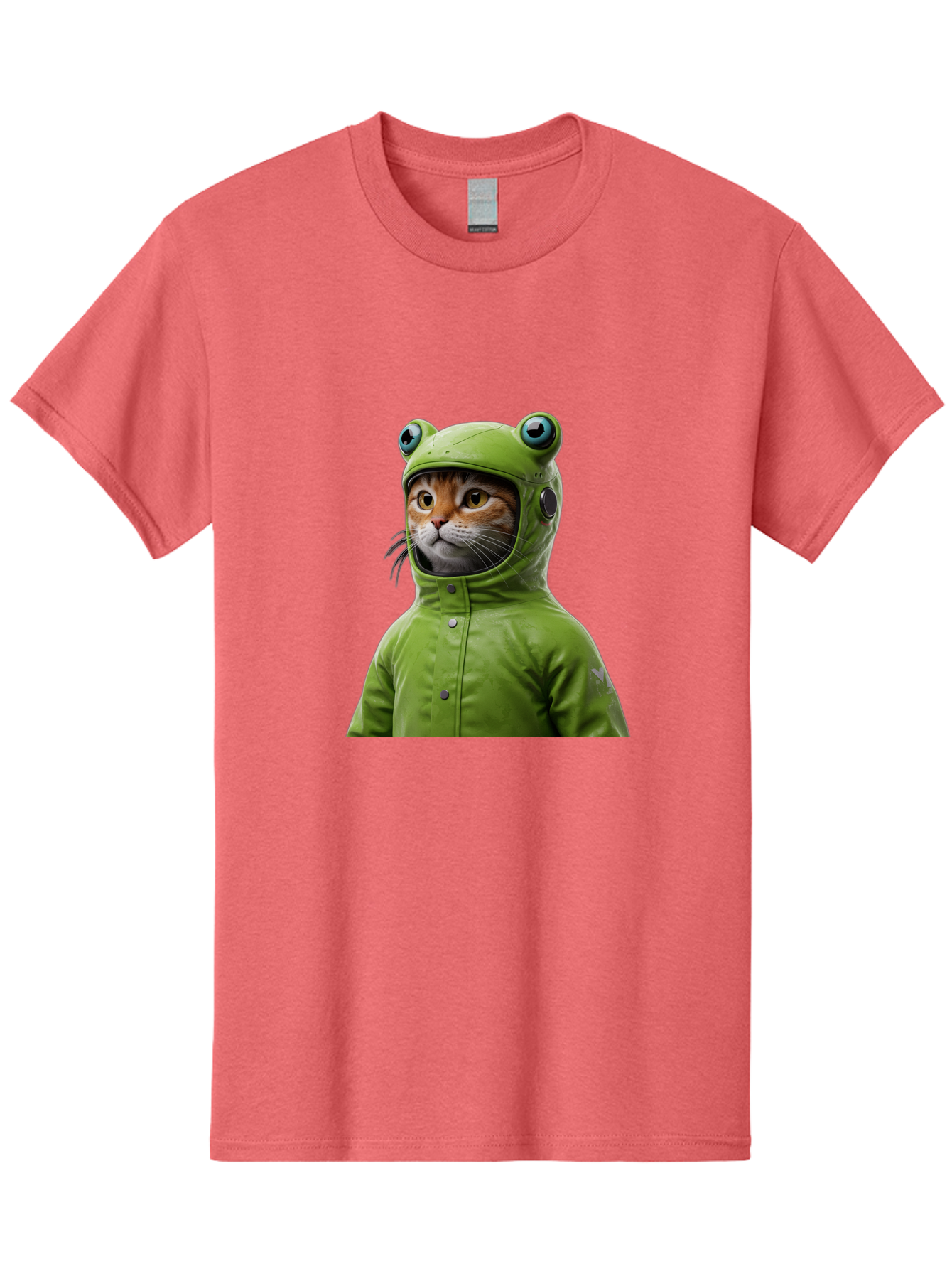 Cat-In-Frog-Costume-5 Men'S Graphic Tee, 100% Cotton, Comfortable Casual Summer Wear, Machine Washable, Vintage Camera, Old Camera, Antique Camera, Black Camera, Classic Photography, Photography Equipment, Nostalgic Device, Film Camera, Bak202