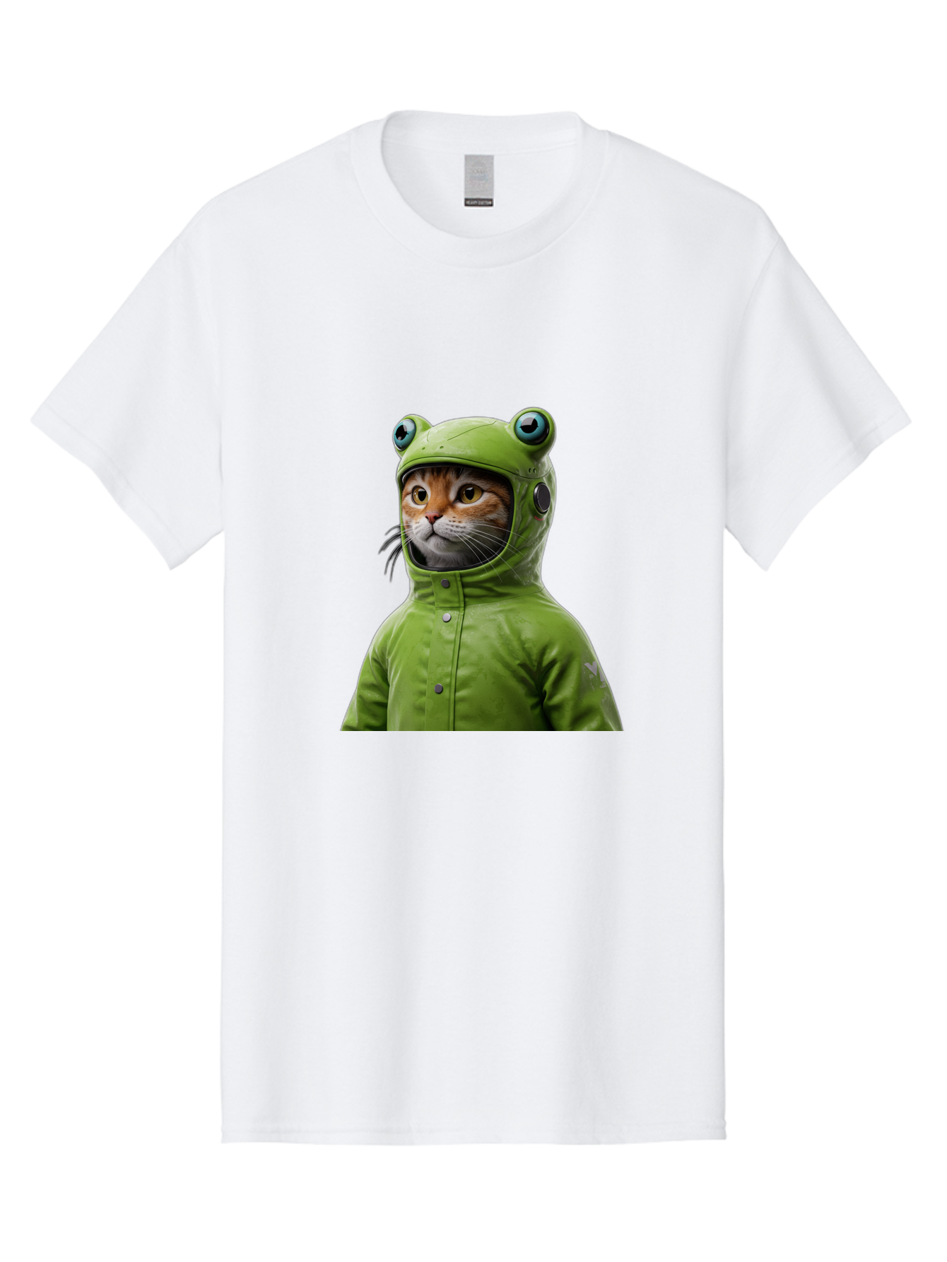 Cat-In-Frog-Costume-5 Men'S Graphic Tee, 100% Cotton, Comfortable Casual Summer Wear, Machine Washable, Vintage Camera, Old Camera, Antique Camera, Black Camera, Classic Photography, Photography Equipment, Nostalgic Device, Film Camera, Bak202