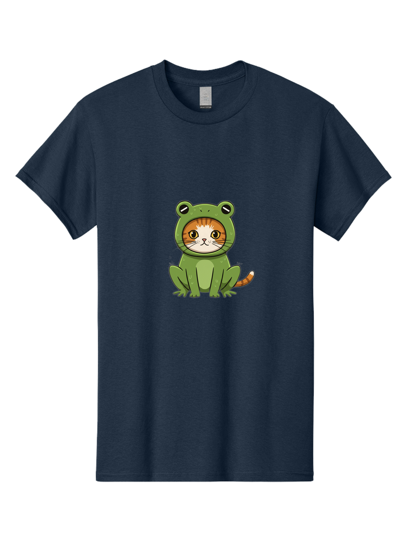 Cat-In-Frog-Costume-7 Men'S Graphic Tee, 100% Cotton, Comfortable Casual Summer Wear, Machine Washable, Vintage Camera, Old Camera, Antique Camera, Black Camera, Classic Photography, Photography Equipment, Nostalgic Device, Film Camera, Bak204