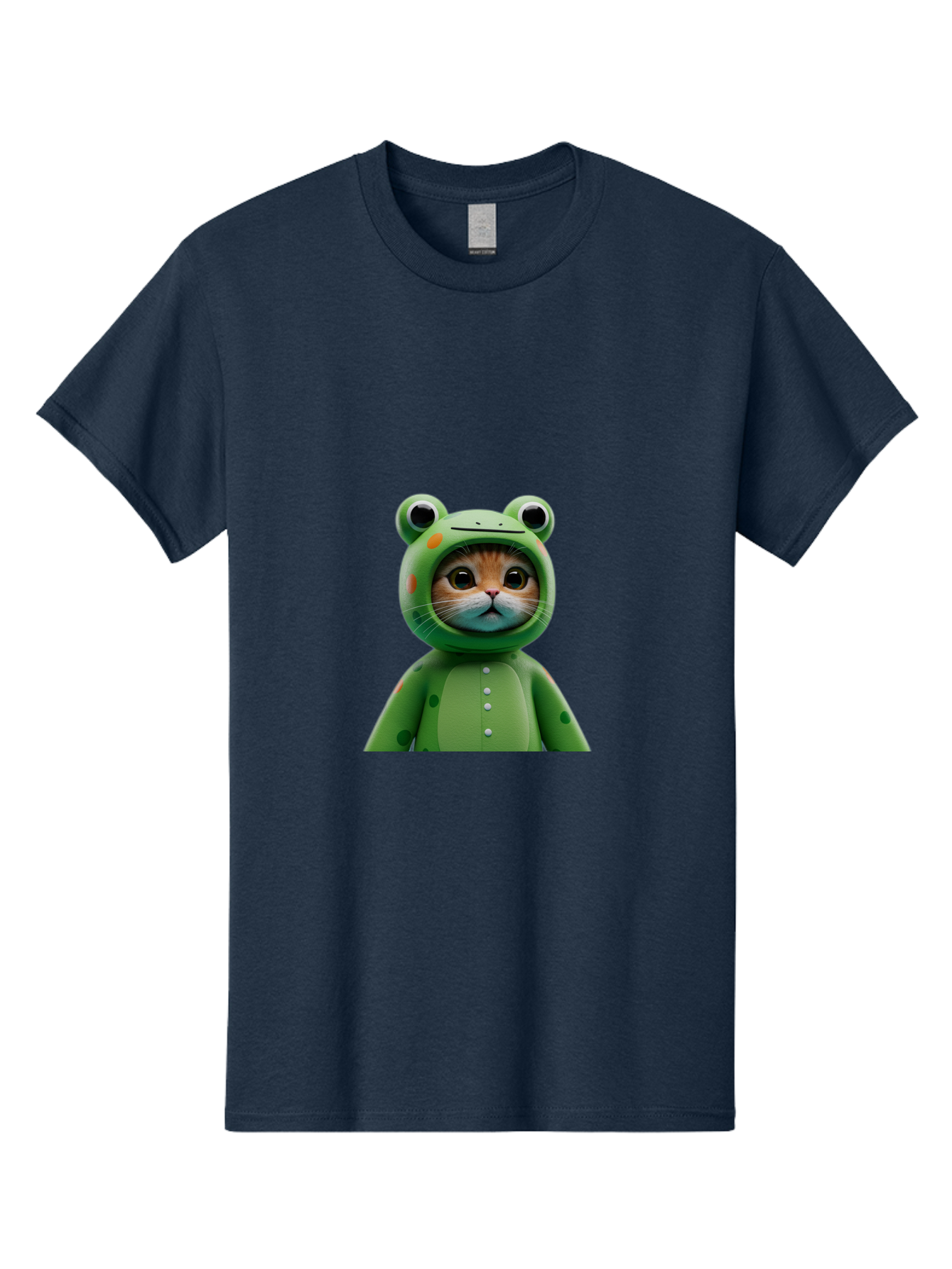 Cat-In-Frog-Costume Men'S Graphic Tee, 100% Cotton, Comfortable Casual Summer Wear, Machine Washable, Vintage Camera, Old Camera, Antique Camera, Black Camera, Classic Photography, Photography Equipment, Nostalgic Device, Film Camera, Bak205
