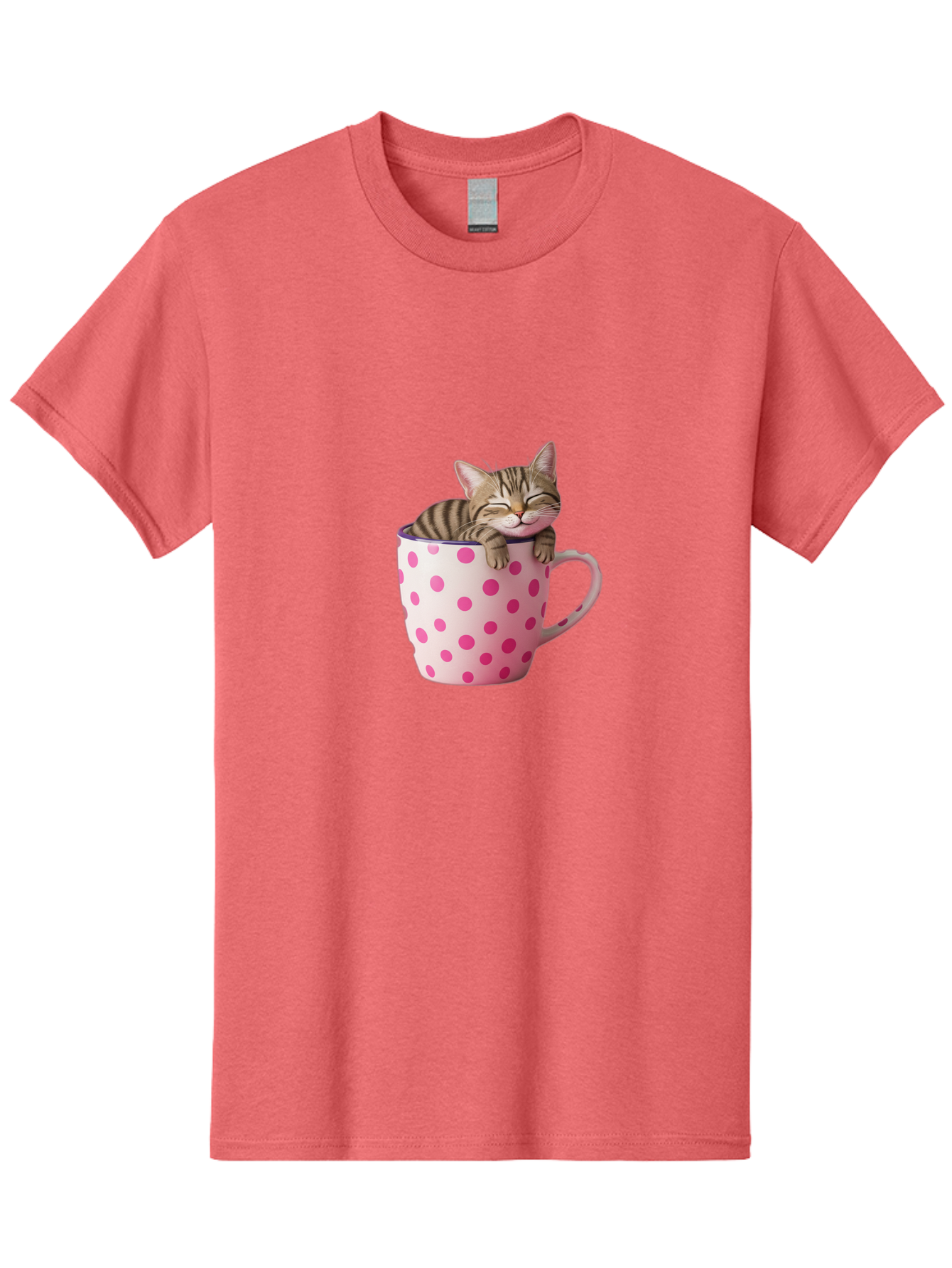 Cat-In-Polka-Dot-Mug Men'S Graphic Tee, 100% Cotton, Comfortable Casual Summer Wear, Machine Washable, Vintage Camera, Old Camera, Antique Camera, Black Camera, Classic Photography, Photography Equipment, Nostalgic Device, Film Camera, Bak206