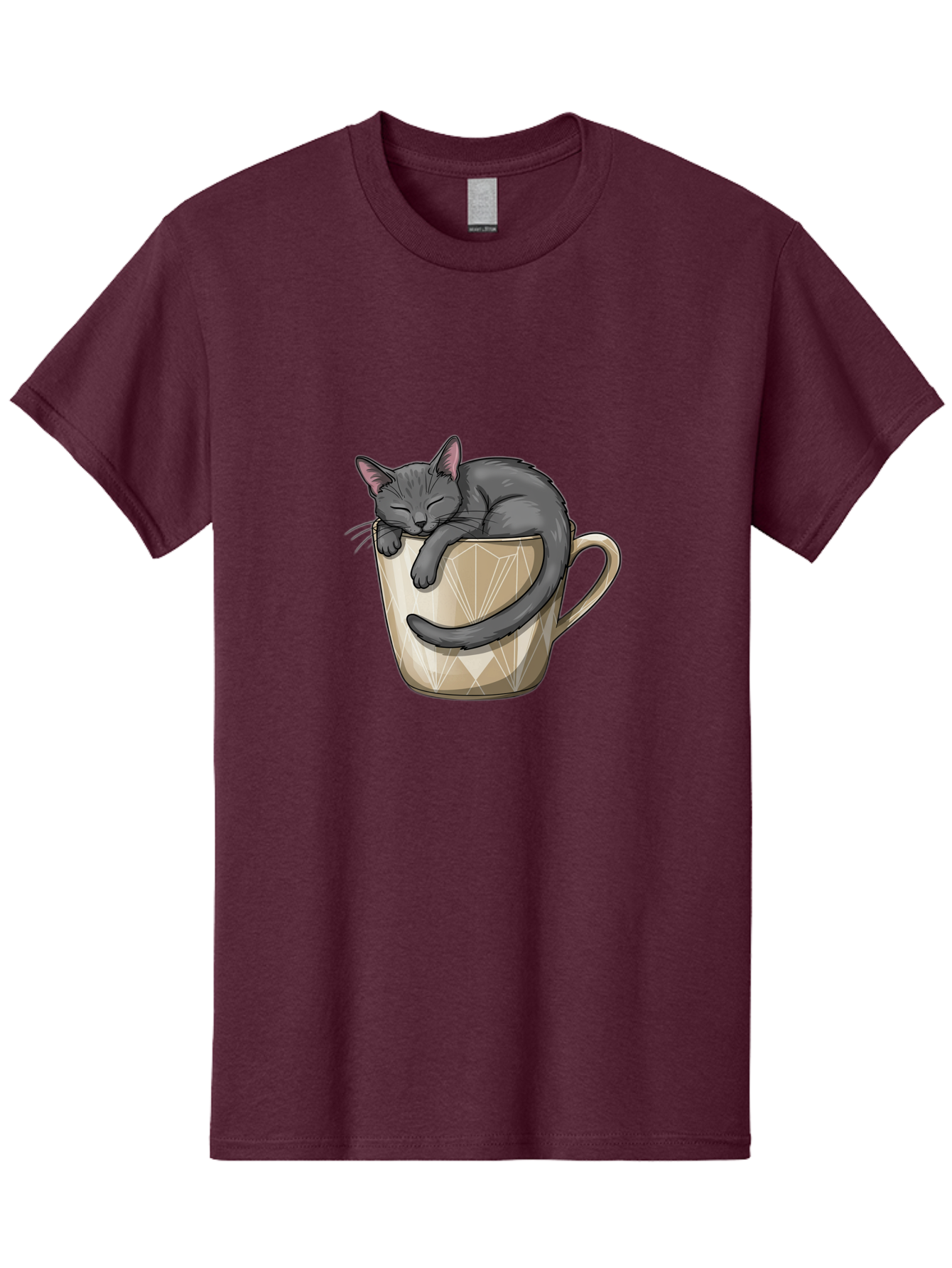Cat-In-Tea-Cup Men'S Graphic Tee, 100% Cotton, Comfortable Casual Summer Wear, Machine Washable, Vintage Camera, Old Camera, Antique Camera, Black Camera, Classic Photography, Photography Equipment, Nostalgic Device, Film Camera, Camera Art Bak211