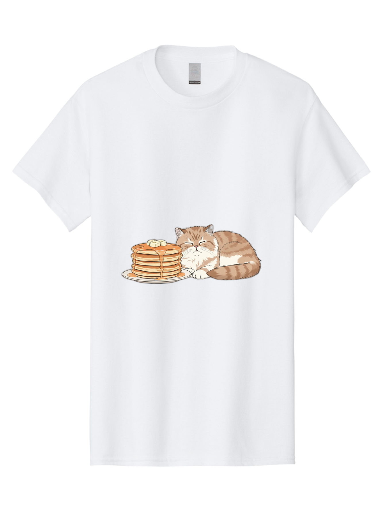 Cat-Sleeping-Beside-Pancakes Men'S Graphic Tee, 100% Cotton, Comfortable Casual Summer Wear, Machine Washable, Vintage Camera, Old Camera, Antique Camera, Black Camera, Classic Photography, Photography Equipment, Nostalgic Device, Film Camera, Bak216