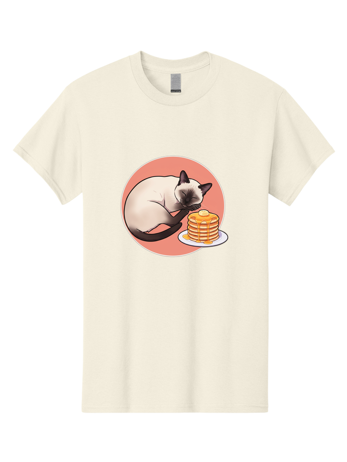 Cat-Sleeping-Next-To-Pancakes Men'S Graphic Tee, 100% Cotton, Comfortable Casual Summer Wear, Machine Washable, Vintage Camera, Old Camera, Antique Camera, Black Camera, Classic Photography, Photography Equipment, Nostalgic Device, Bak219