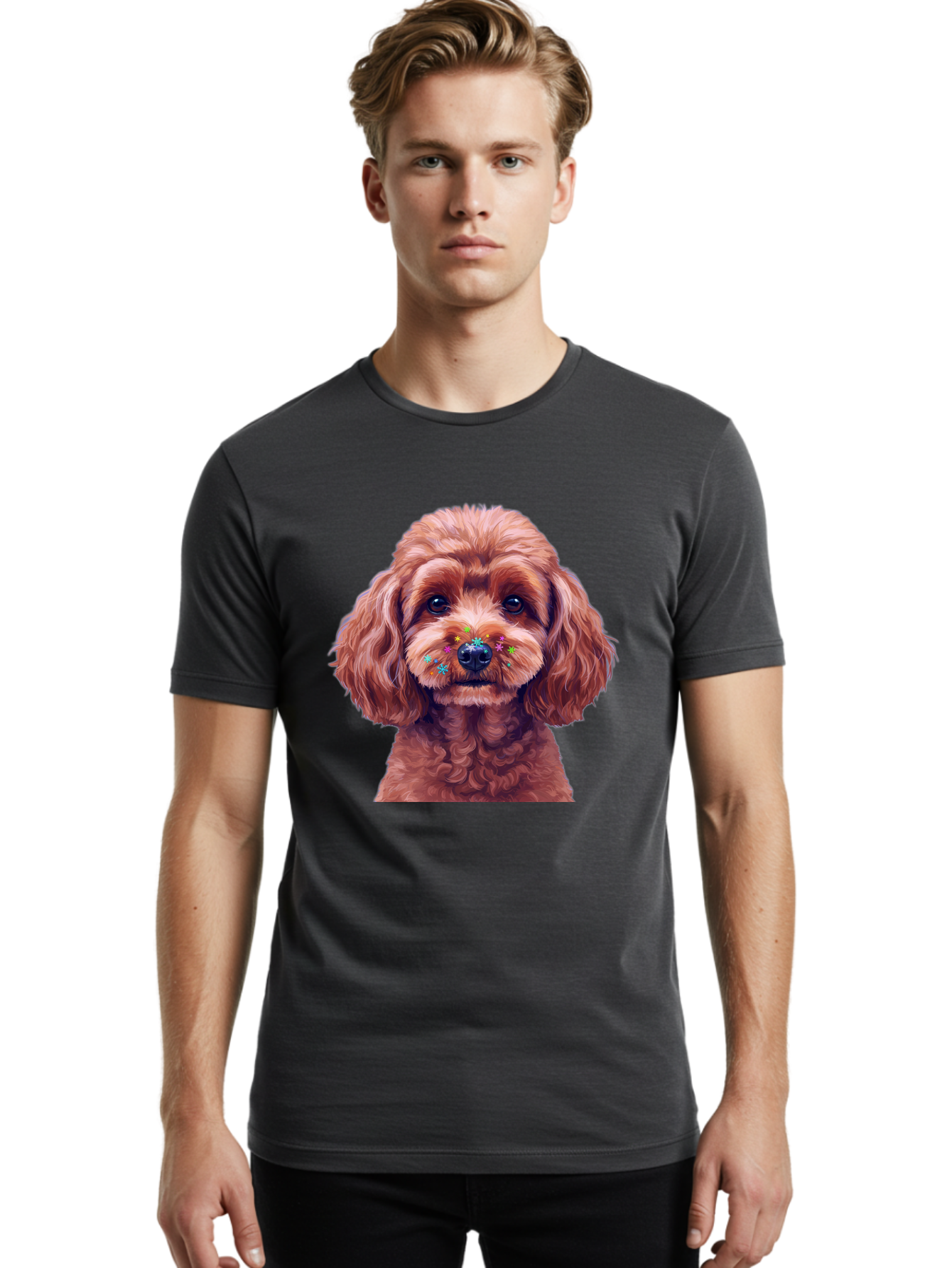 Cavapoo Men'S Graphic Tee, 100% Cotton, Comfortable Casual Summer Wear, Machine Washable, Vintage Camera, Old Camera, Antique Camera, Black Camera, Classic Photography, Photography Equipment, Nostalgic Device, Film Camera, Camera Art Bak224