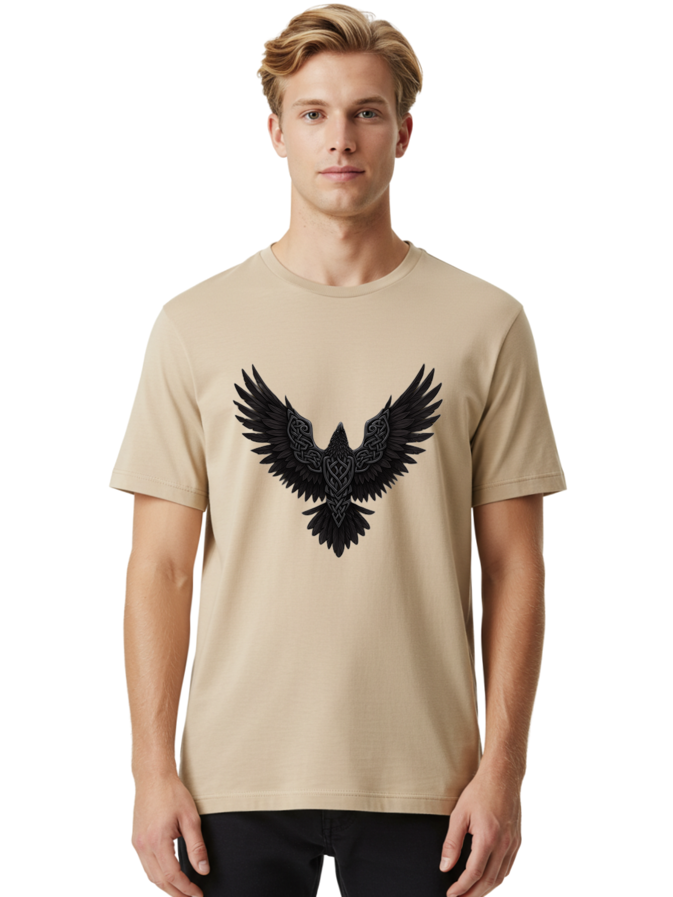 Celtic-Raven-Wings Men'S Graphic Tee, 100% Cotton, Comfortable Casual Summer Wear, Machine Washable, Vintage Camera, Old Camera, Antique Camera, Black Camera, Classic Photography, Photography Equipment, Nostalgic Device, Film Camera, Bak227