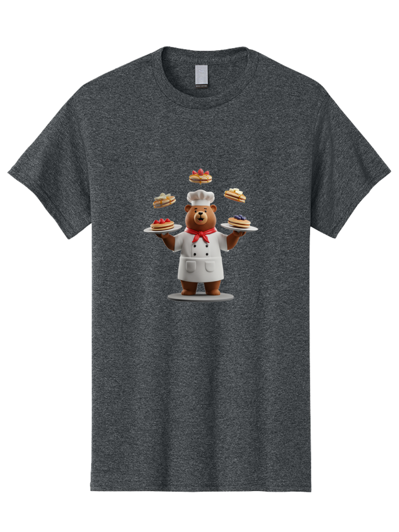 Chef-Bear-1 Men'S Graphic Tee, 100% Cotton, Comfortable Casual Summer Wear, Machine Washable, Vintage Camera, Old Camera, Antique Camera, Black Camera, Classic Photography, Photography Equipment, Nostalgic Device, Film Camera, Camera Art Bak230