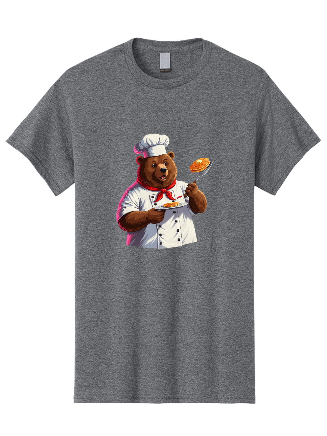 Chef-Bear-5 Men'S Graphic Tee, 100% Cotton, Comfortable Casual Summer Wear, Machine Washable, Vintage Camera, Old Camera, Antique Camera, Black Camera, Classic Photography, Photography Equipment, Nostalgic Device, Film Camera, Camera Art Bak234