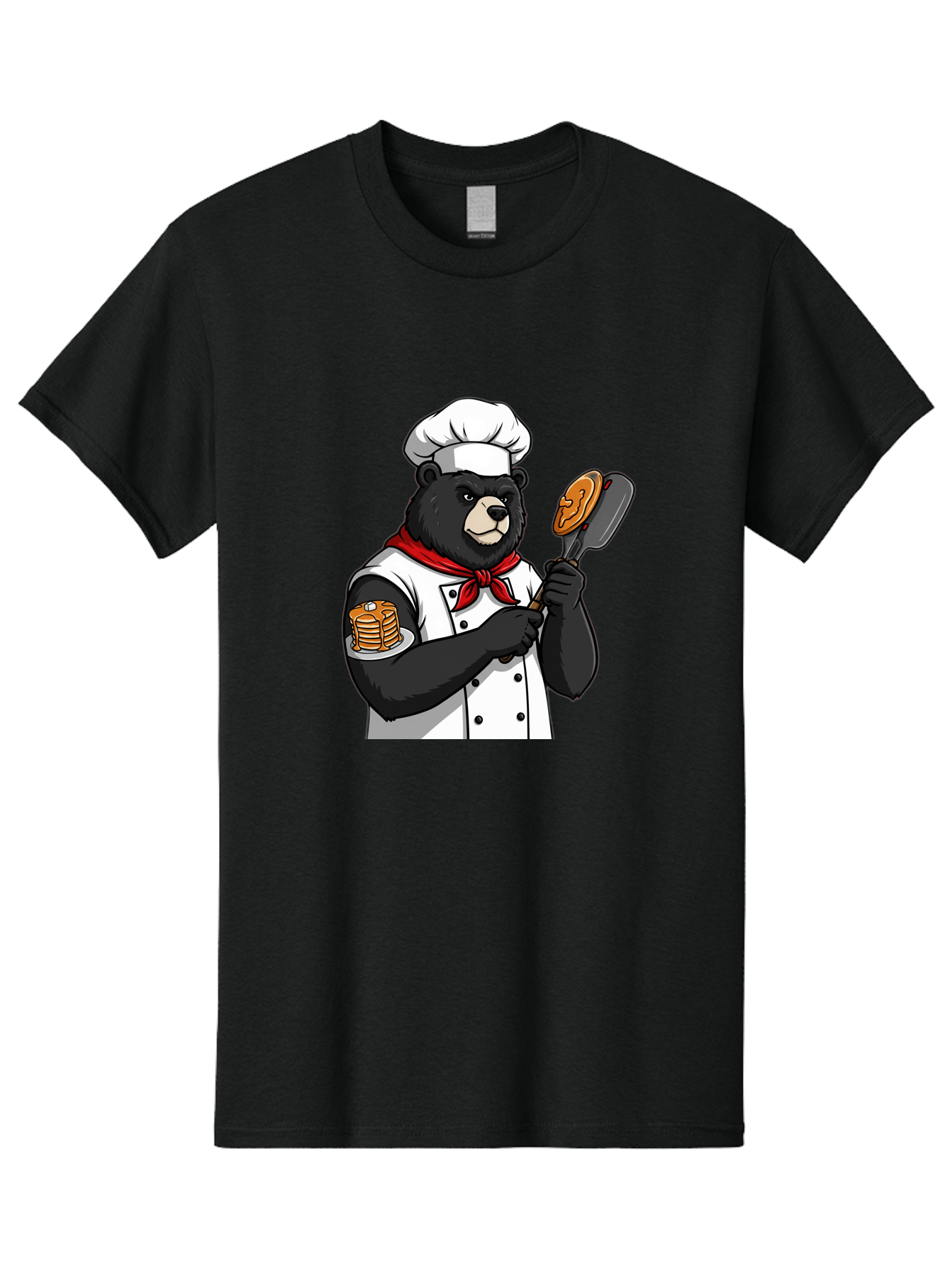 Chef-Bear-8 Men'S Graphic Tee, 100% Cotton, Comfortable Casual Summer Wear, Machine Washable, Vintage Camera, Old Camera, Antique Camera, Black Camera, Classic Photography, Photography Equipment, Nostalgic Device, Film Camera, Camera Art Bak237