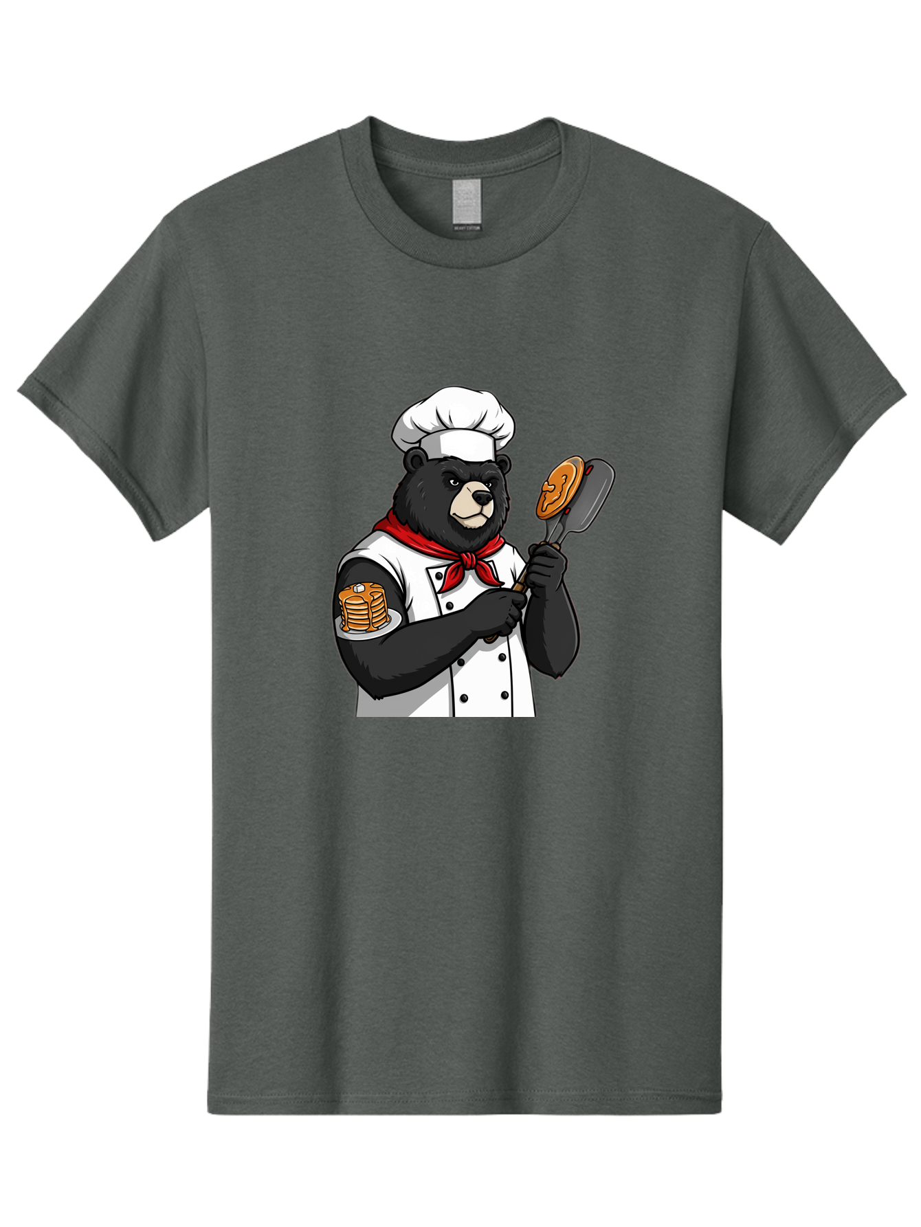 Chef-Bear-8 Men'S Graphic Tee, 100% Cotton, Comfortable Casual Summer Wear, Machine Washable, Vintage Camera, Old Camera, Antique Camera, Black Camera, Classic Photography, Photography Equipment, Nostalgic Device, Film Camera, Camera Art Bak237