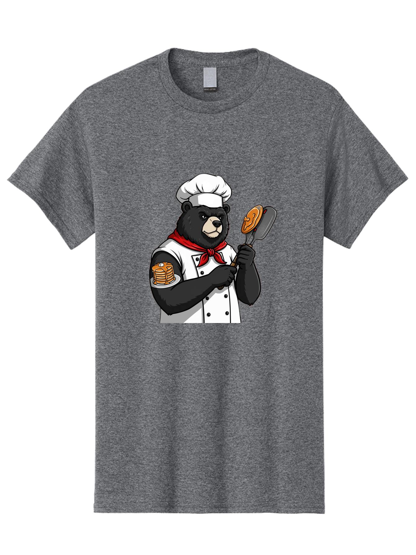 Chef-Bear-8 Men'S Graphic Tee, 100% Cotton, Comfortable Casual Summer Wear, Machine Washable, Vintage Camera, Old Camera, Antique Camera, Black Camera, Classic Photography, Photography Equipment, Nostalgic Device, Film Camera, Camera Art Bak237