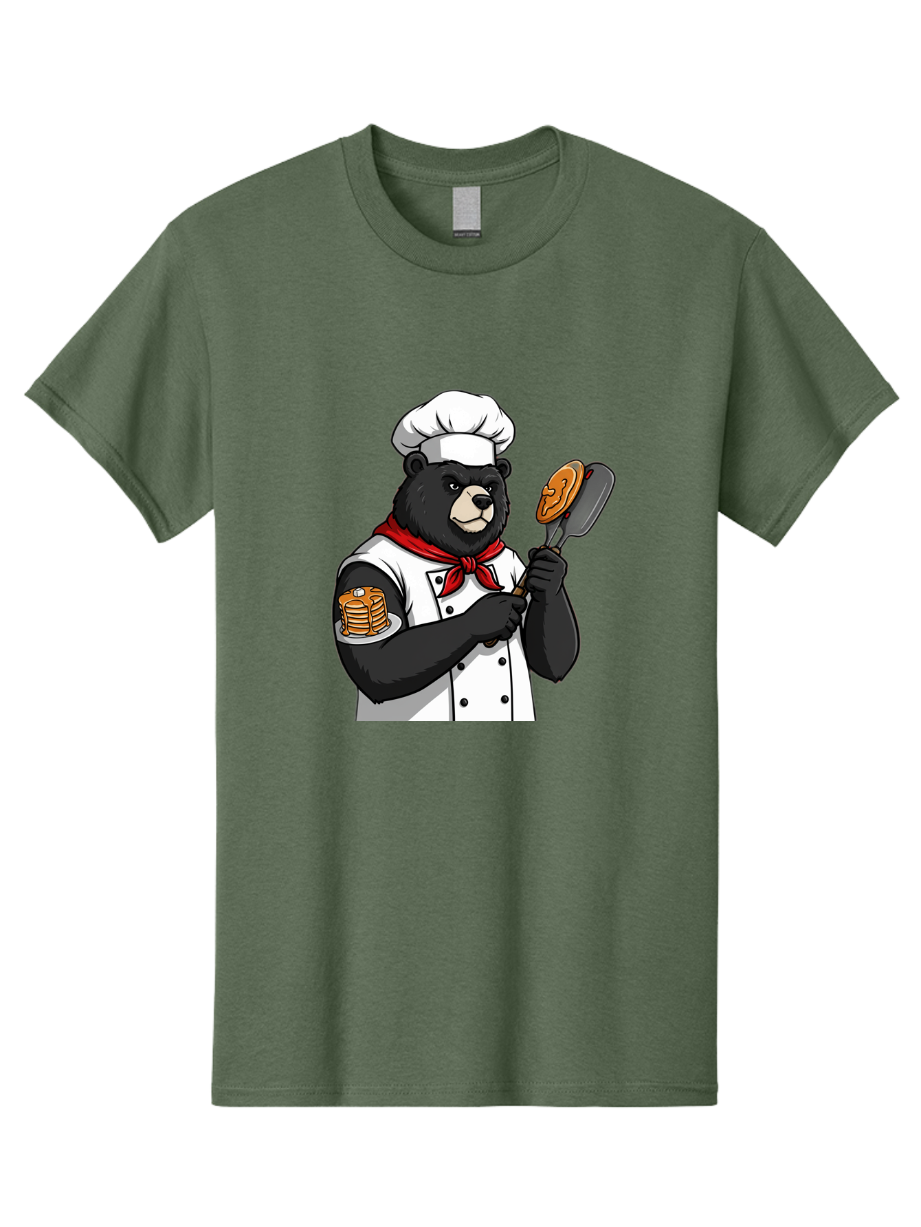 Chef-Bear-8 Men'S Graphic Tee, 100% Cotton, Comfortable Casual Summer Wear, Machine Washable, Vintage Camera, Old Camera, Antique Camera, Black Camera, Classic Photography, Photography Equipment, Nostalgic Device, Film Camera, Camera Art Bak237