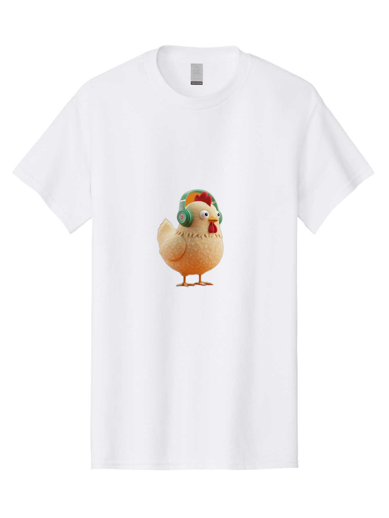 Chicken-Headphones Men'S Graphic Tee, 100% Cotton, Comfortable Casual Summer Wear, Machine Washable, Vintage Camera, Old Camera, Antique Camera, Black Camera, Classic Photography, Photography Equipment, Nostalgic Device, Film Camera, Bak242