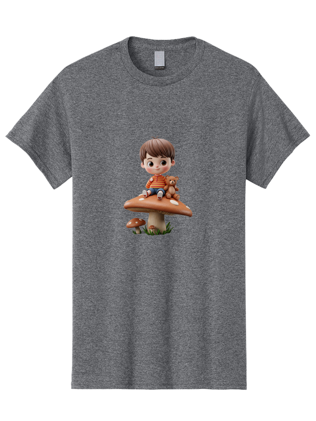 Child-Sitting-On-Mushroom Men'S Graphic Tee, 100% Cotton, Comfortable Casual Summer Wear, Machine Washable, Vintage Camera, Old Camera, Antique Camera, Black Camera, Classic Photography, Photography Equipment, Nostalgic Device, Film Camera, Bak245