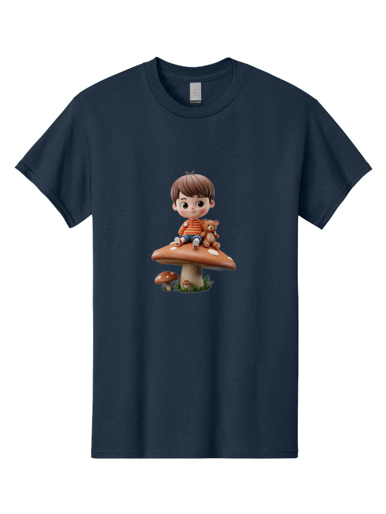 Child-Sitting-On-Mushroom Men'S Graphic Tee, 100% Cotton, Comfortable Casual Summer Wear, Machine Washable, Vintage Camera, Old Camera, Antique Camera, Black Camera, Classic Photography, Photography Equipment, Nostalgic Device, Film Camera, Bak245