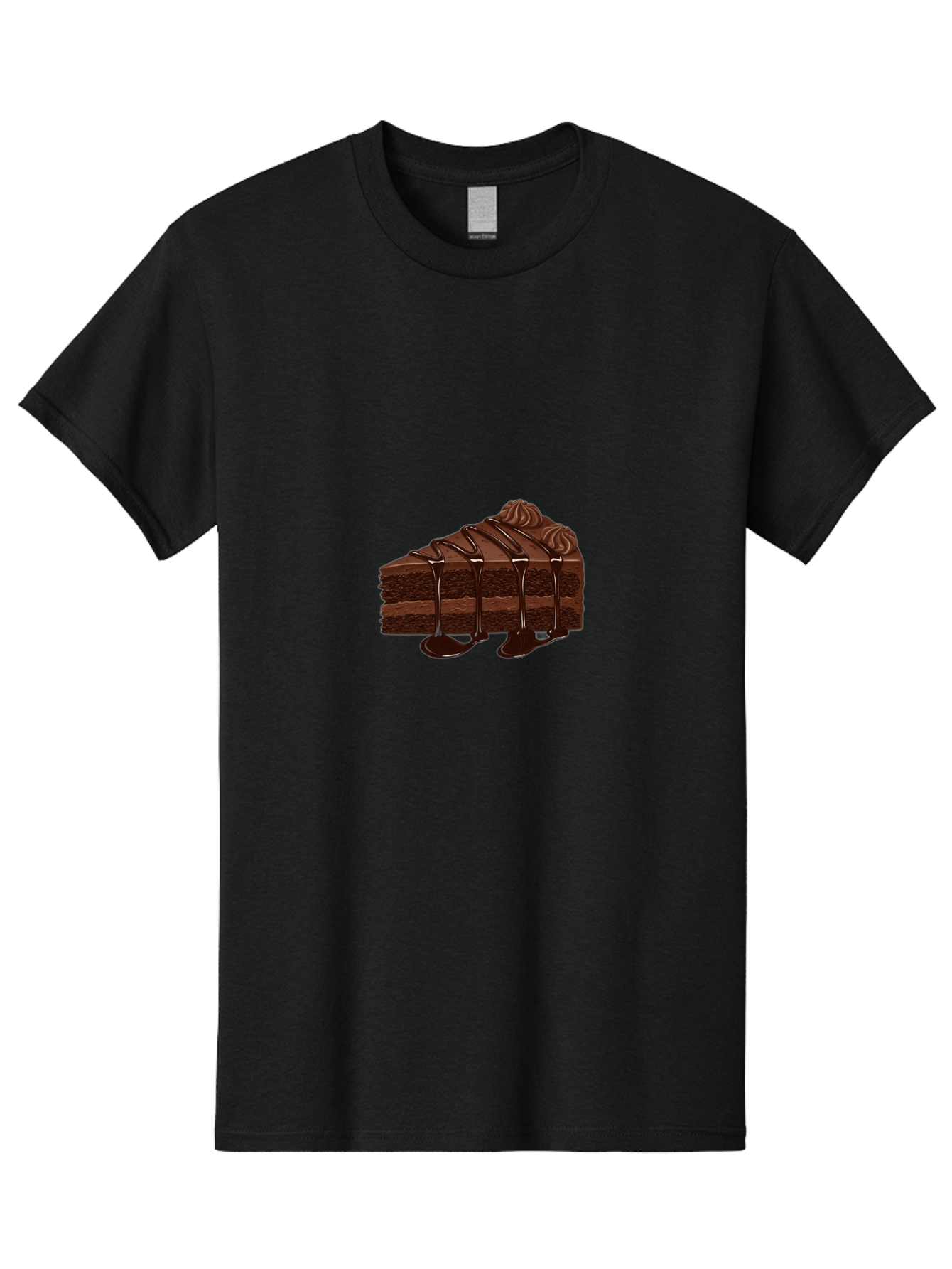 Chocolate-Cake-1 Men'S Graphic Tee, 100% Cotton, Comfortable Casual Summer Wear, Machine Washable, Vintage Camera, Old Camera, Antique Camera, Black Camera, Classic Photography, Photography Equipment, Nostalgic Device, Film Camera, Camera Art Bak248
