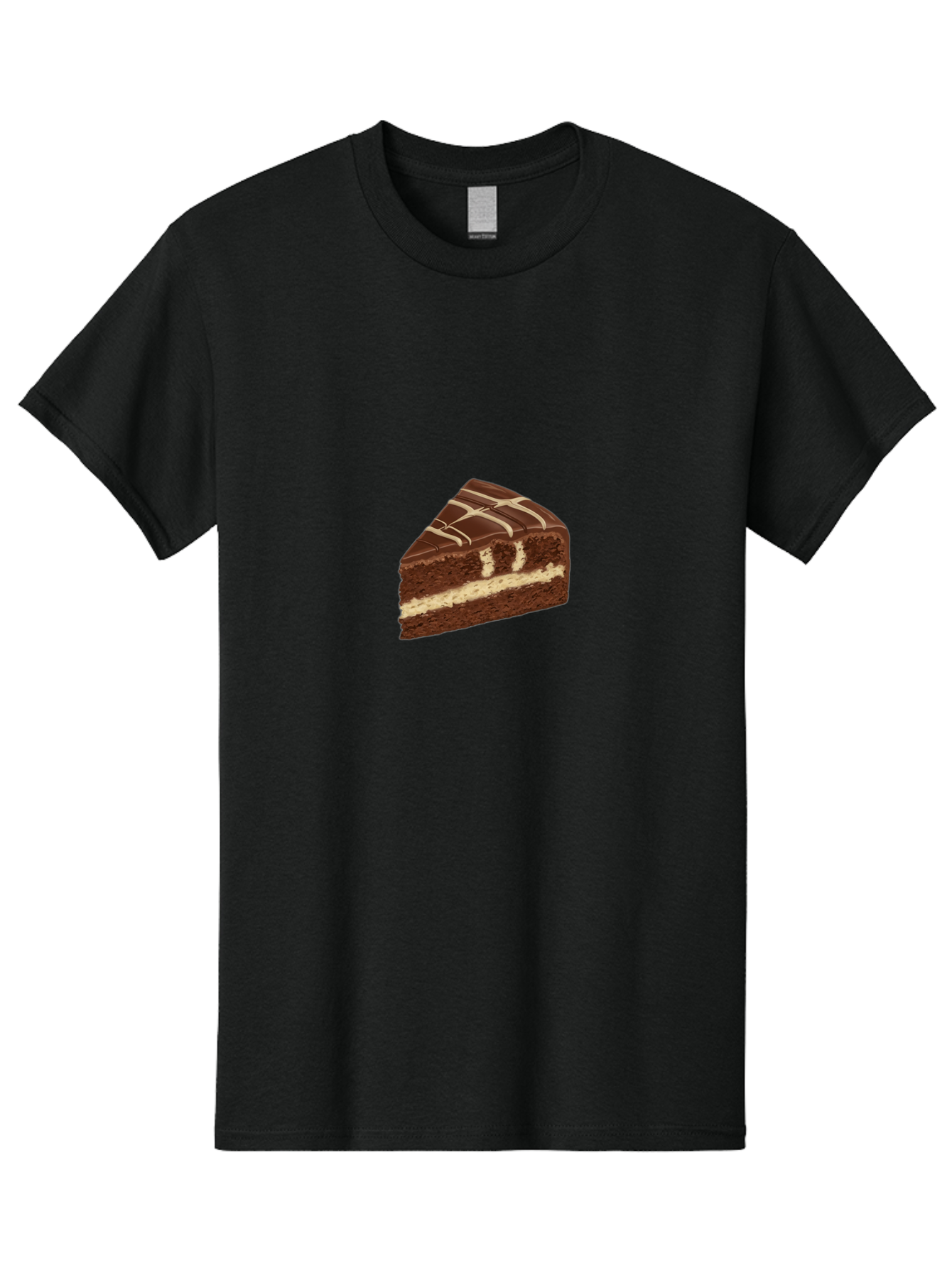 Chocolate-Cake-2 Men'S Graphic Tee, 100% Cotton, Comfortable Casual Summer Wear, Machine Washable, Vintage Camera, Old Camera, Antique Camera, Black Camera, Classic Photography, Photography Equipment, Nostalgic Device, Film Camera, Camera Art Bak249