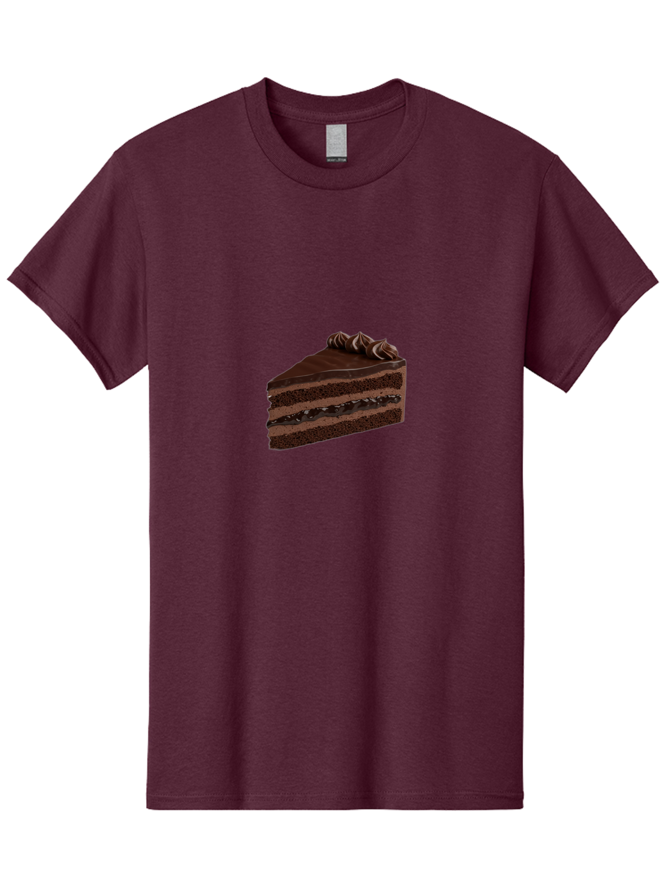 Chocolate-Cake-Slice Men'S Graphic Tee, 100% Cotton, Comfortable Casual Summer Wear, Machine Washable, Vintage Camera, Old Camera, Antique Camera, Black Camera, Classic Photography, Photography Equipment, Nostalgic Device, Film Camera, Bak252