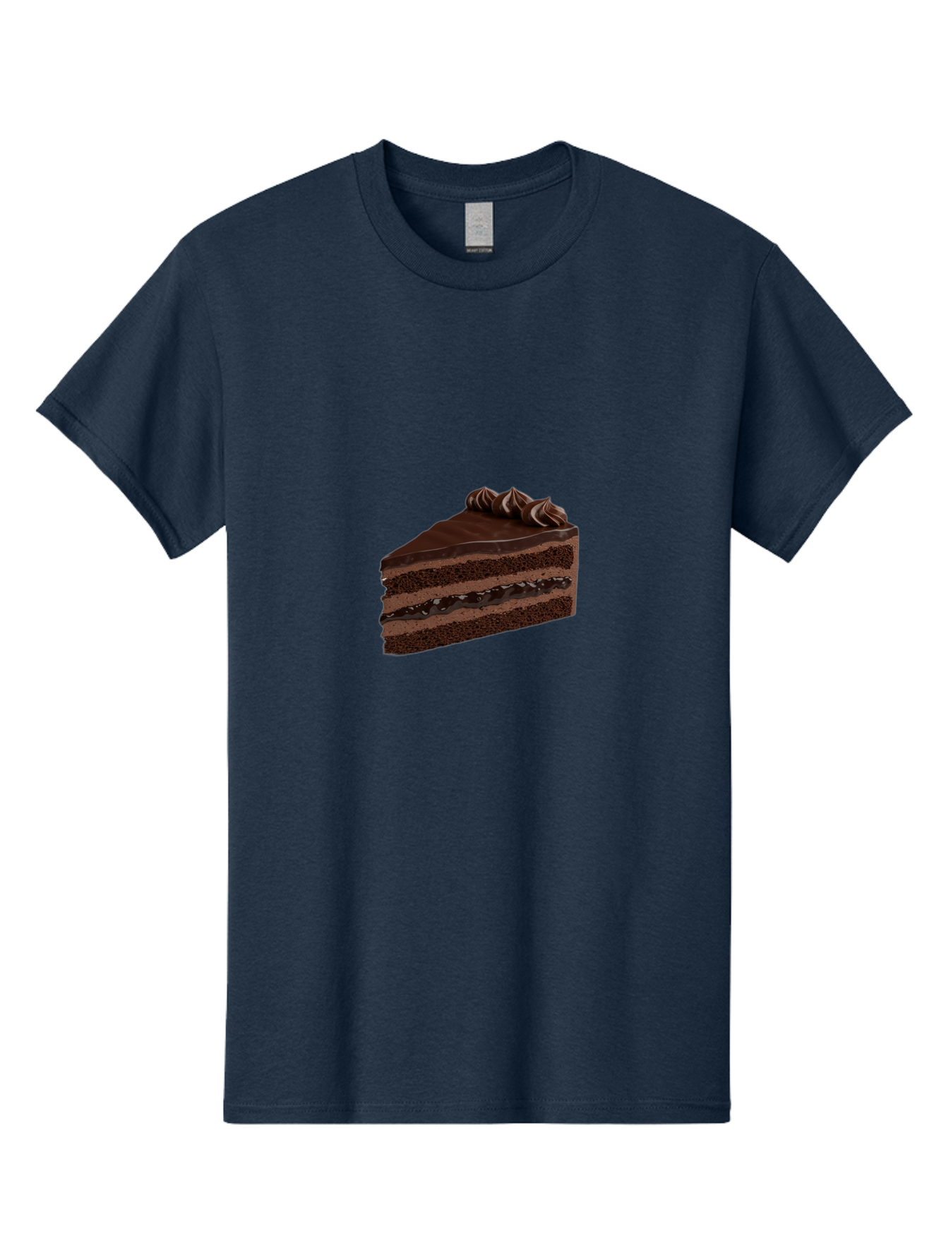 Chocolate-Cake-Slice Men'S Graphic Tee, 100% Cotton, Comfortable Casual Summer Wear, Machine Washable, Vintage Camera, Old Camera, Antique Camera, Black Camera, Classic Photography, Photography Equipment, Nostalgic Device, Film Camera, Bak252