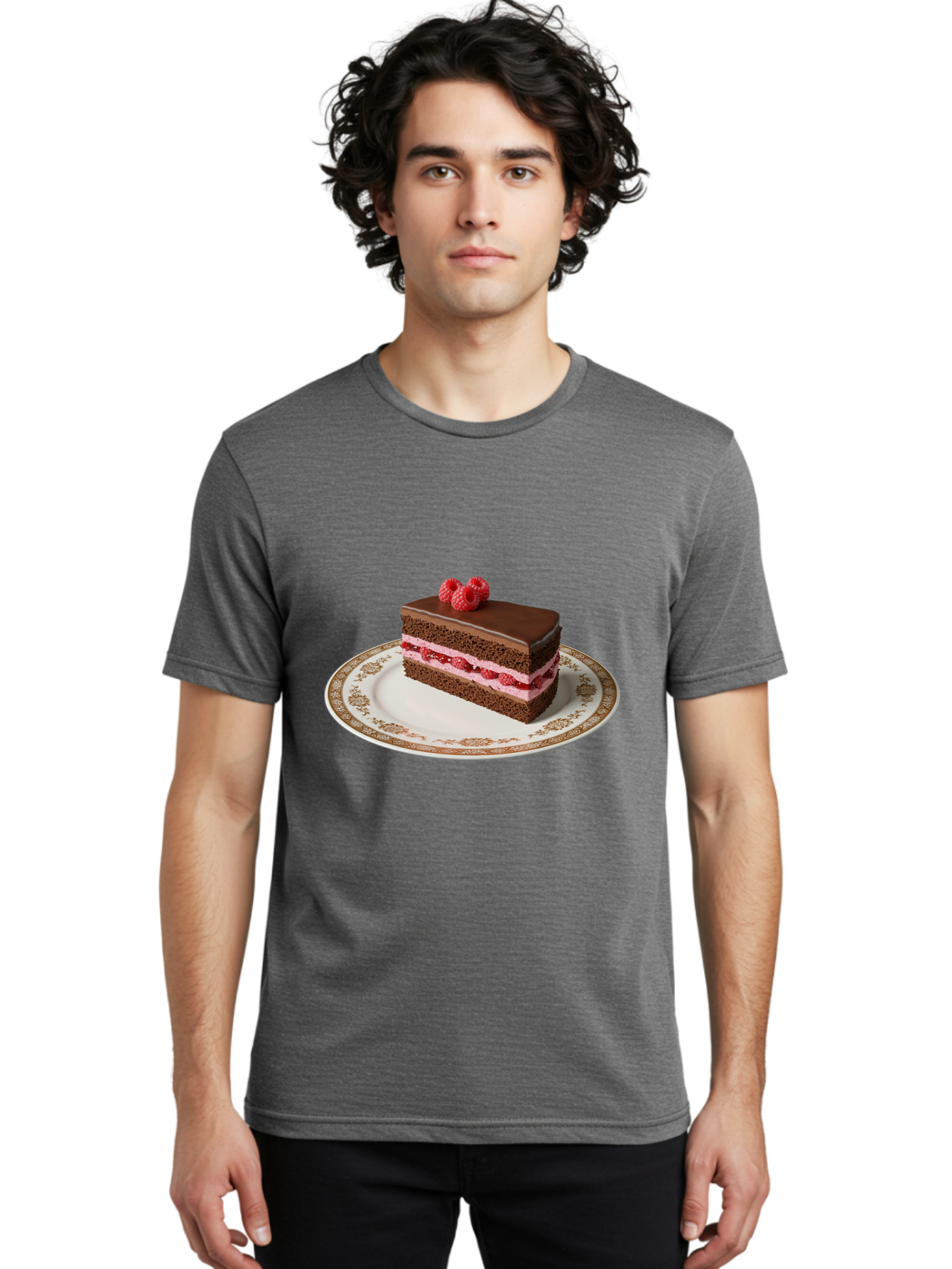 Chocolate-Cake Men'S Graphic Tee, 100% Cotton, Comfortable Casual Summer Wear, Machine Washable, Vintage Camera, Old Camera, Antique Camera, Black Camera, Classic Photography, Photography Equipment, Nostalgic Device, Film Camera, Camera Art Bak253