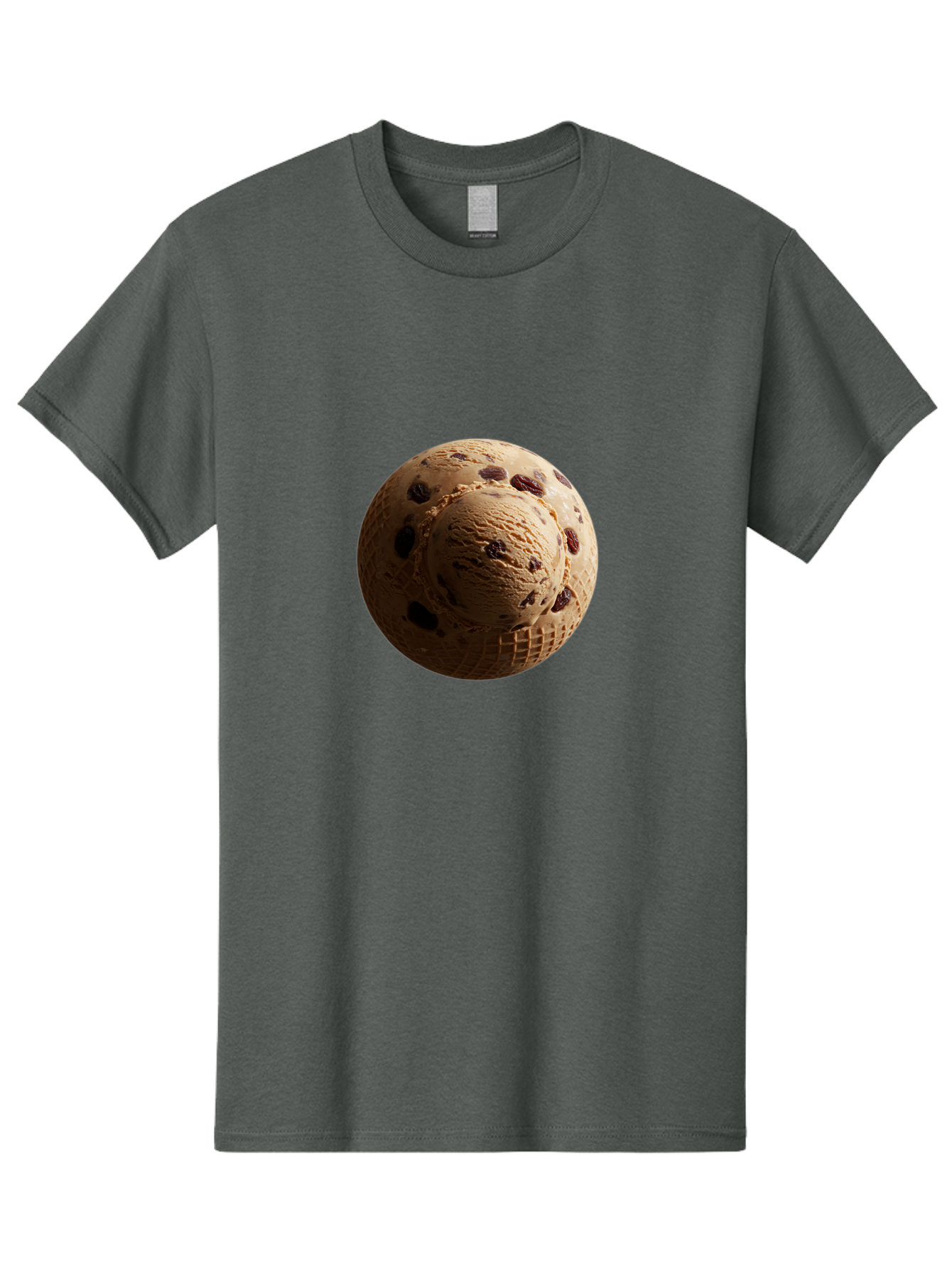 Chocolate-Chip-Ice-Cream-Scoop Men'S Graphic Tee, 100% Cotton, Comfortable Casual Summer Wear, Machine Washable, Vintage Camera, Old Camera, Antique Camera, Black Camera, Classic Photography, Photography Equipment, Nostalgic Device, Bak254