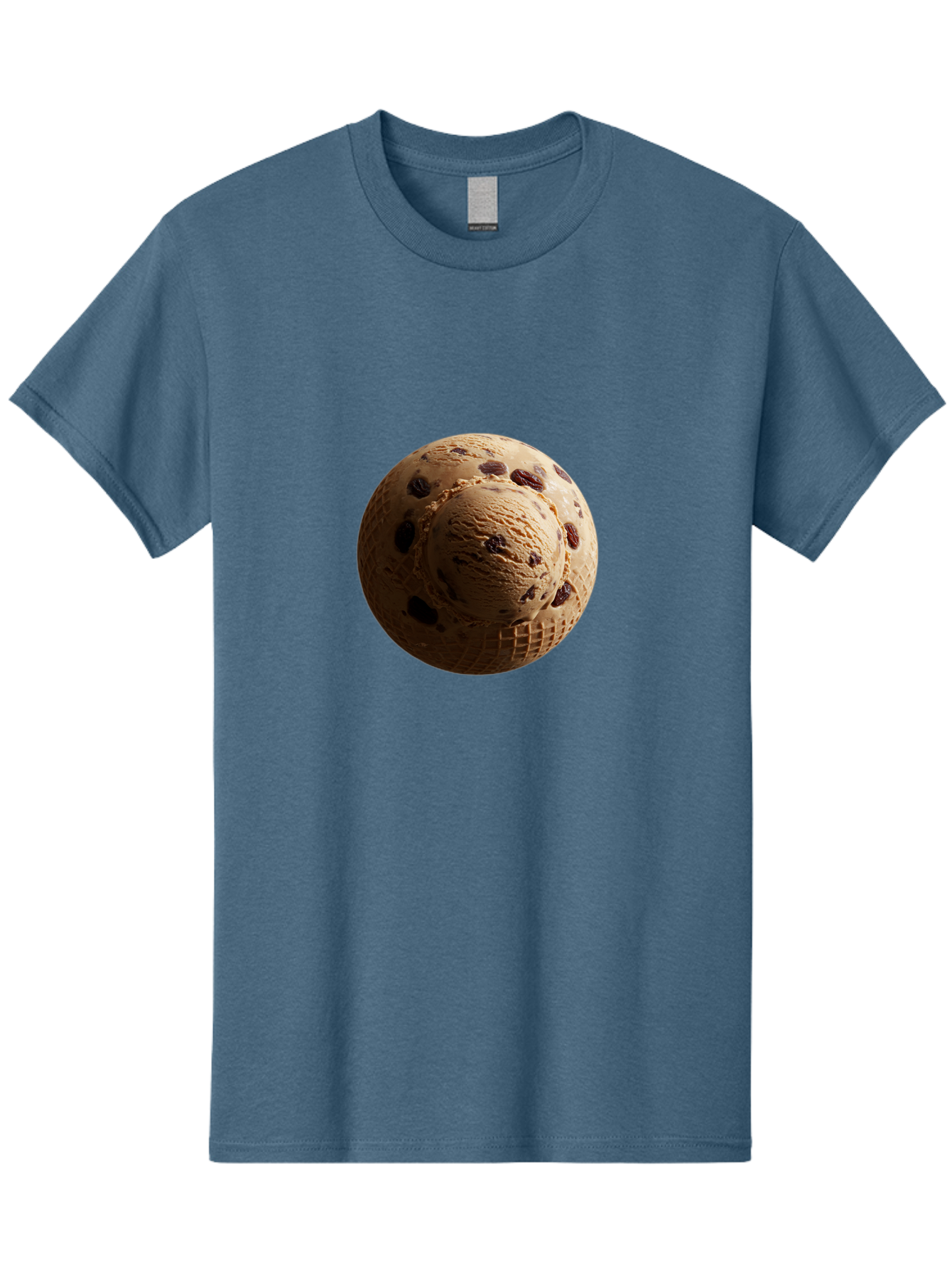 Chocolate-Chip-Ice-Cream-Scoop Men'S Graphic Tee, 100% Cotton, Comfortable Casual Summer Wear, Machine Washable, Vintage Camera, Old Camera, Antique Camera, Black Camera, Classic Photography, Photography Equipment, Nostalgic Device, Bak254