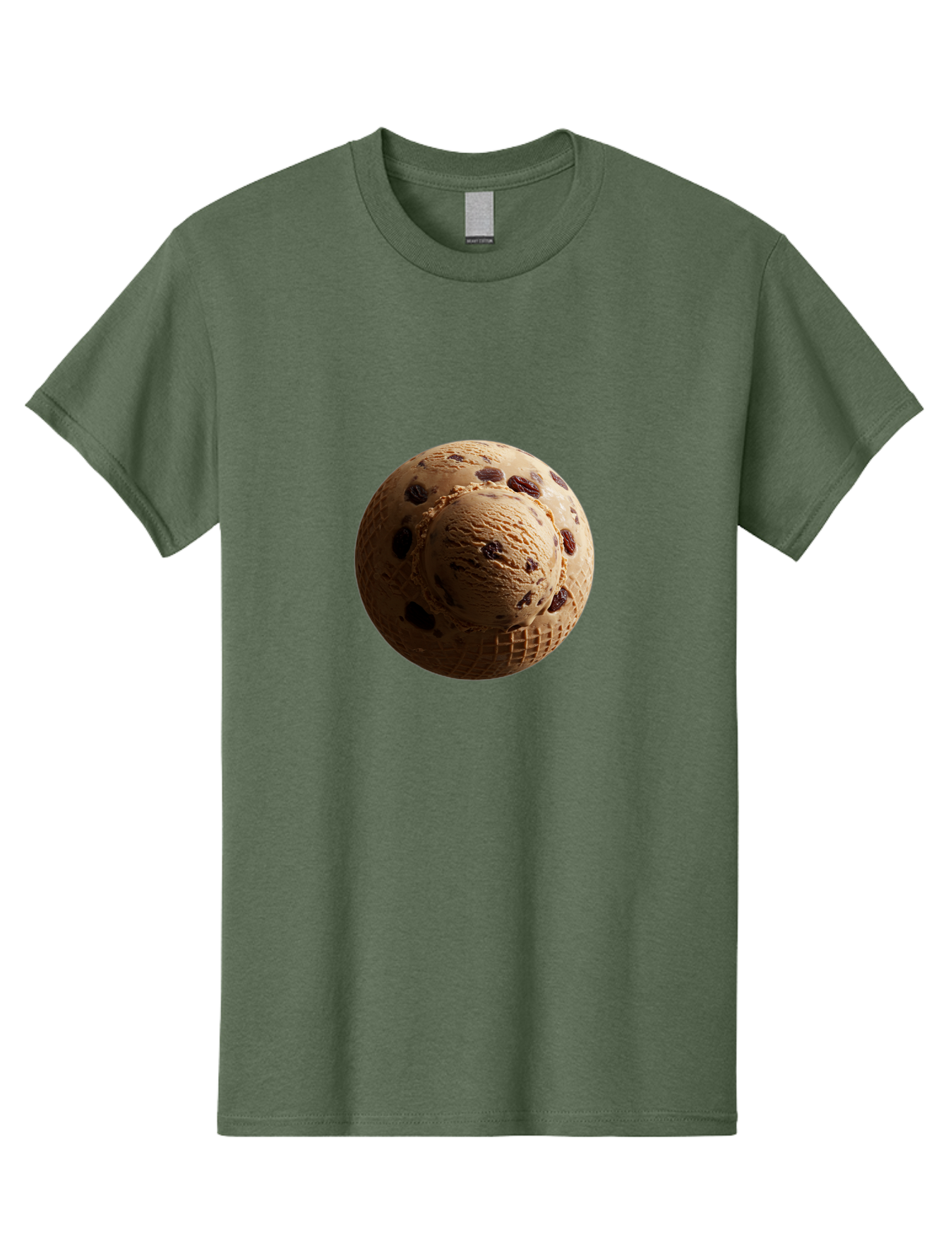 Chocolate-Chip-Ice-Cream-Scoop Men'S Graphic Tee, 100% Cotton, Comfortable Casual Summer Wear, Machine Washable, Vintage Camera, Old Camera, Antique Camera, Black Camera, Classic Photography, Photography Equipment, Nostalgic Device, Bak254