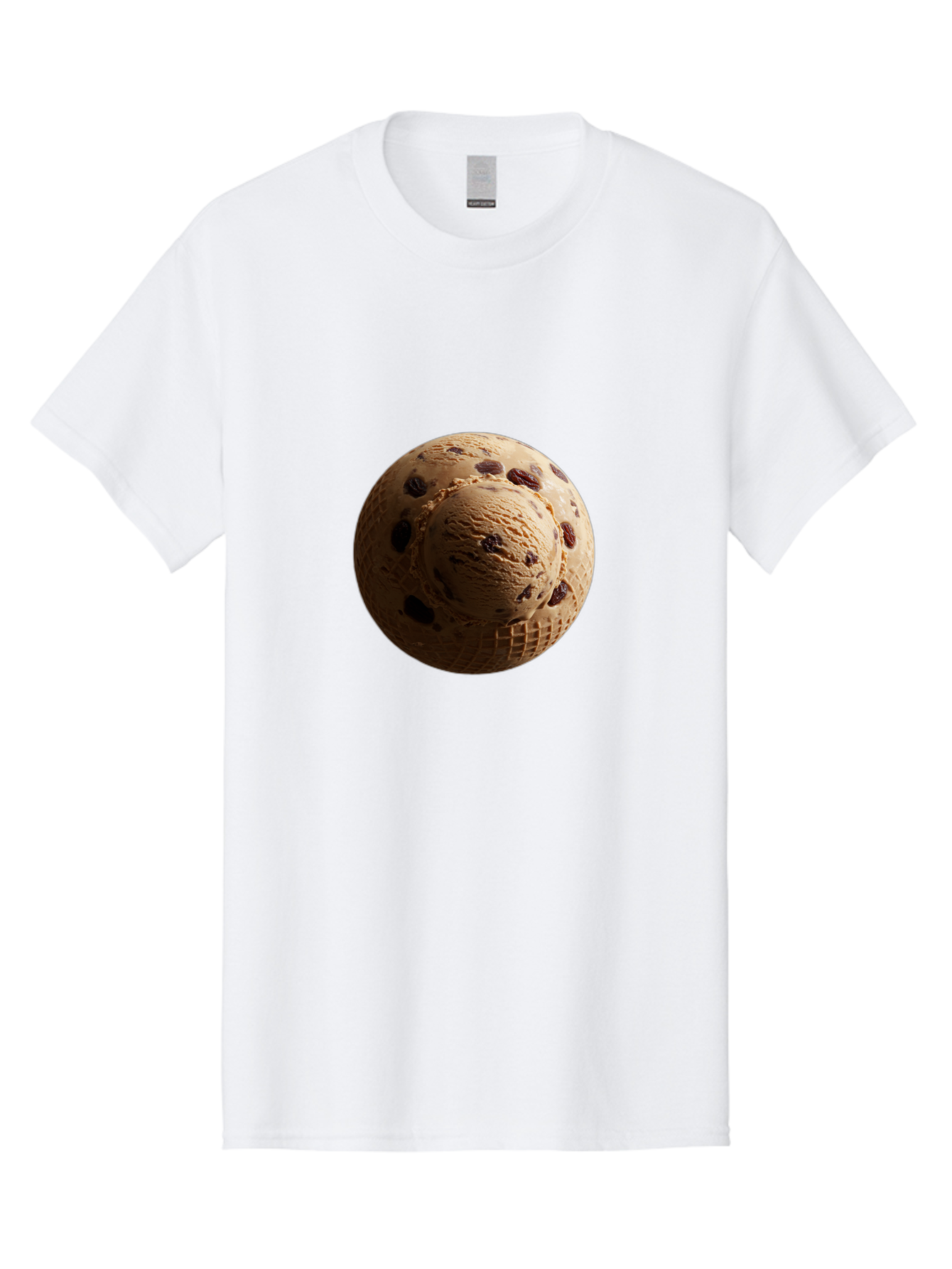 Chocolate-Chip-Ice-Cream-Scoop Men'S Graphic Tee, 100% Cotton, Comfortable Casual Summer Wear, Machine Washable, Vintage Camera, Old Camera, Antique Camera, Black Camera, Classic Photography, Photography Equipment, Nostalgic Device, Bak254