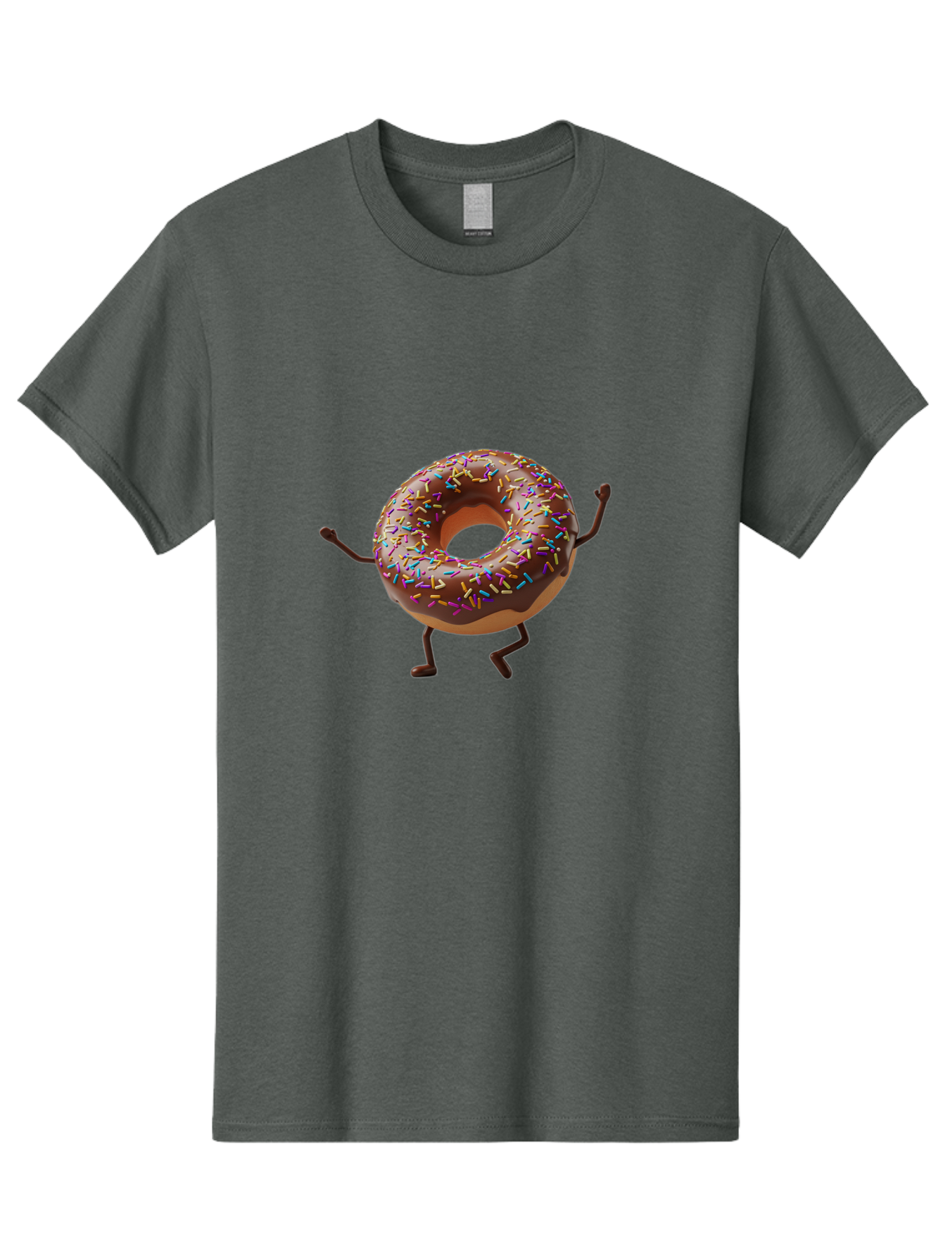 Chocolate-Donut Men'S Graphic Tee, 100% Cotton, Comfortable Casual Summer Wear, Machine Washable, Vintage Camera, Old Camera, Antique Camera, Black Camera, Classic Photography, Photography Equipment, Nostalgic Device, Film Camera, Camera Art Bak255