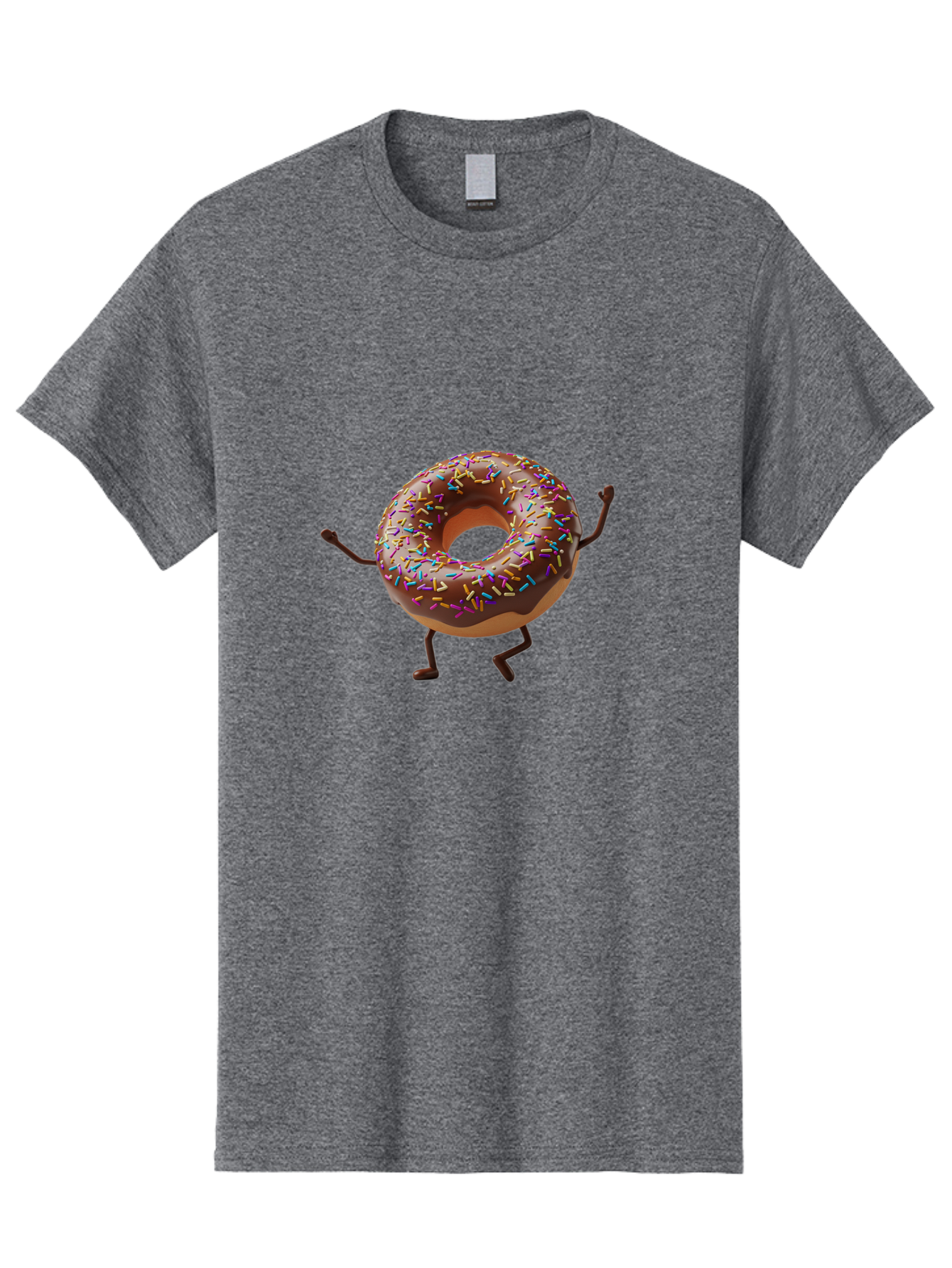 Chocolate-Donut Men'S Graphic Tee, 100% Cotton, Comfortable Casual Summer Wear, Machine Washable, Vintage Camera, Old Camera, Antique Camera, Black Camera, Classic Photography, Photography Equipment, Nostalgic Device, Film Camera, Camera Art Bak255