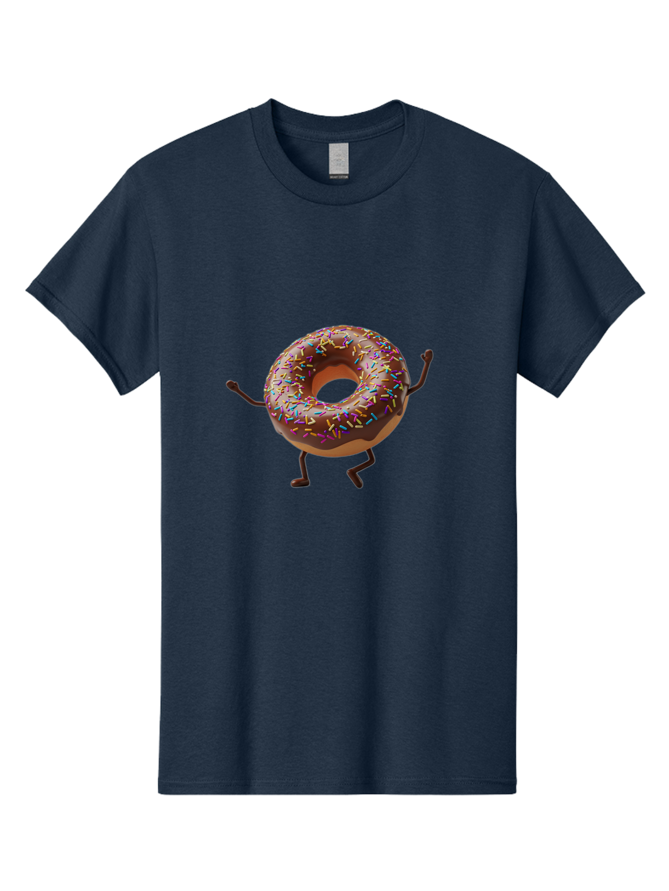 Chocolate-Donut Men'S Graphic Tee, 100% Cotton, Comfortable Casual Summer Wear, Machine Washable, Vintage Camera, Old Camera, Antique Camera, Black Camera, Classic Photography, Photography Equipment, Nostalgic Device, Film Camera, Camera Art Bak255