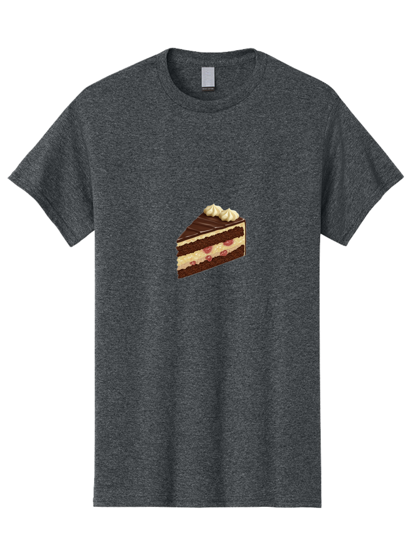 Chocolate-Layer-Cake-2 Men'S Graphic Tee, 100% Cotton, Comfortable Casual Summer Wear, Machine Washable, Vintage Camera, Old Camera, Antique Camera, Black Camera, Classic Photography, Photography Equipment, Nostalgic Device, Film Camera, Bak257