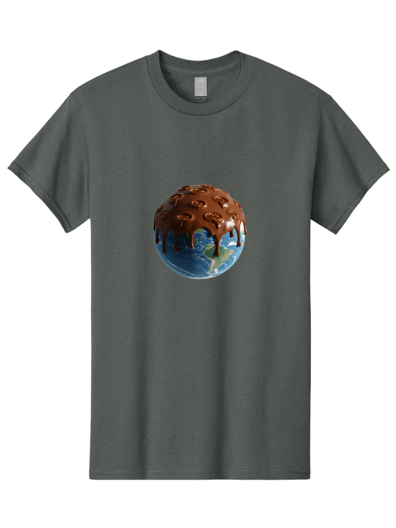 Chocolate-Planet-Earth Men'S Graphic Tee, 100% Cotton, Comfortable Casual Summer Wear, Machine Washable, Vintage Camera, Old Camera, Antique Camera, Black Camera, Classic Photography, Photography Equipment, Nostalgic Device, Film Camera, Bak259