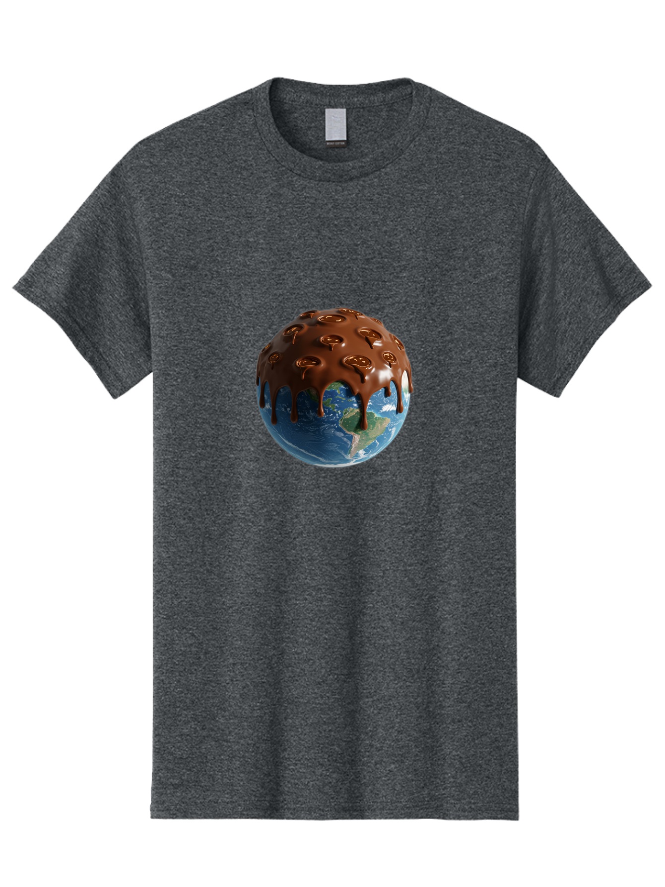 Chocolate-Planet-Earth Men'S Graphic Tee, 100% Cotton, Comfortable Casual Summer Wear, Machine Washable, Vintage Camera, Old Camera, Antique Camera, Black Camera, Classic Photography, Photography Equipment, Nostalgic Device, Film Camera, Bak259