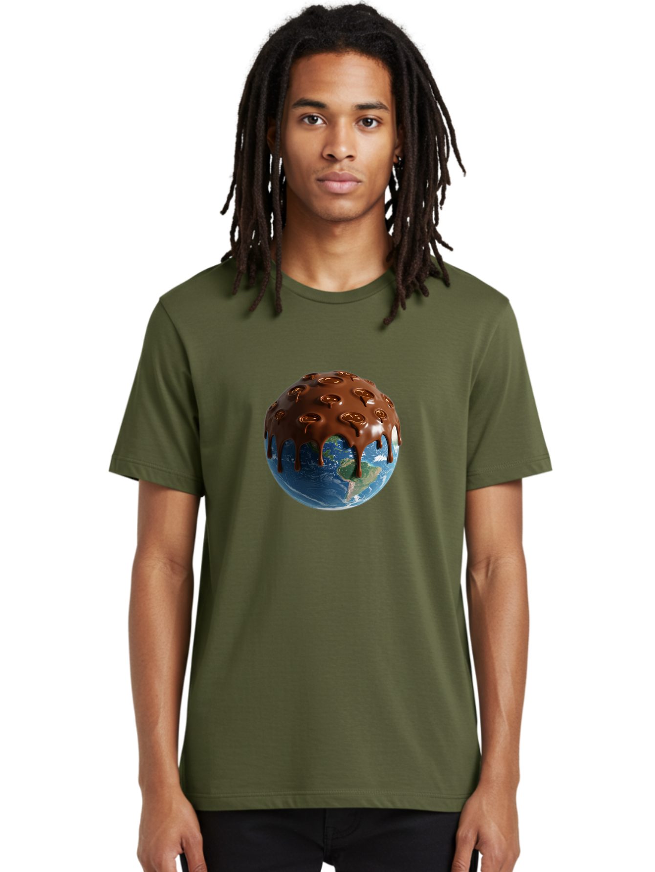 Chocolate-Planet-Earth Men'S Graphic Tee, 100% Cotton, Comfortable Casual Summer Wear, Machine Washable, Vintage Camera, Old Camera, Antique Camera, Black Camera, Classic Photography, Photography Equipment, Nostalgic Device, Film Camera, Bak259
