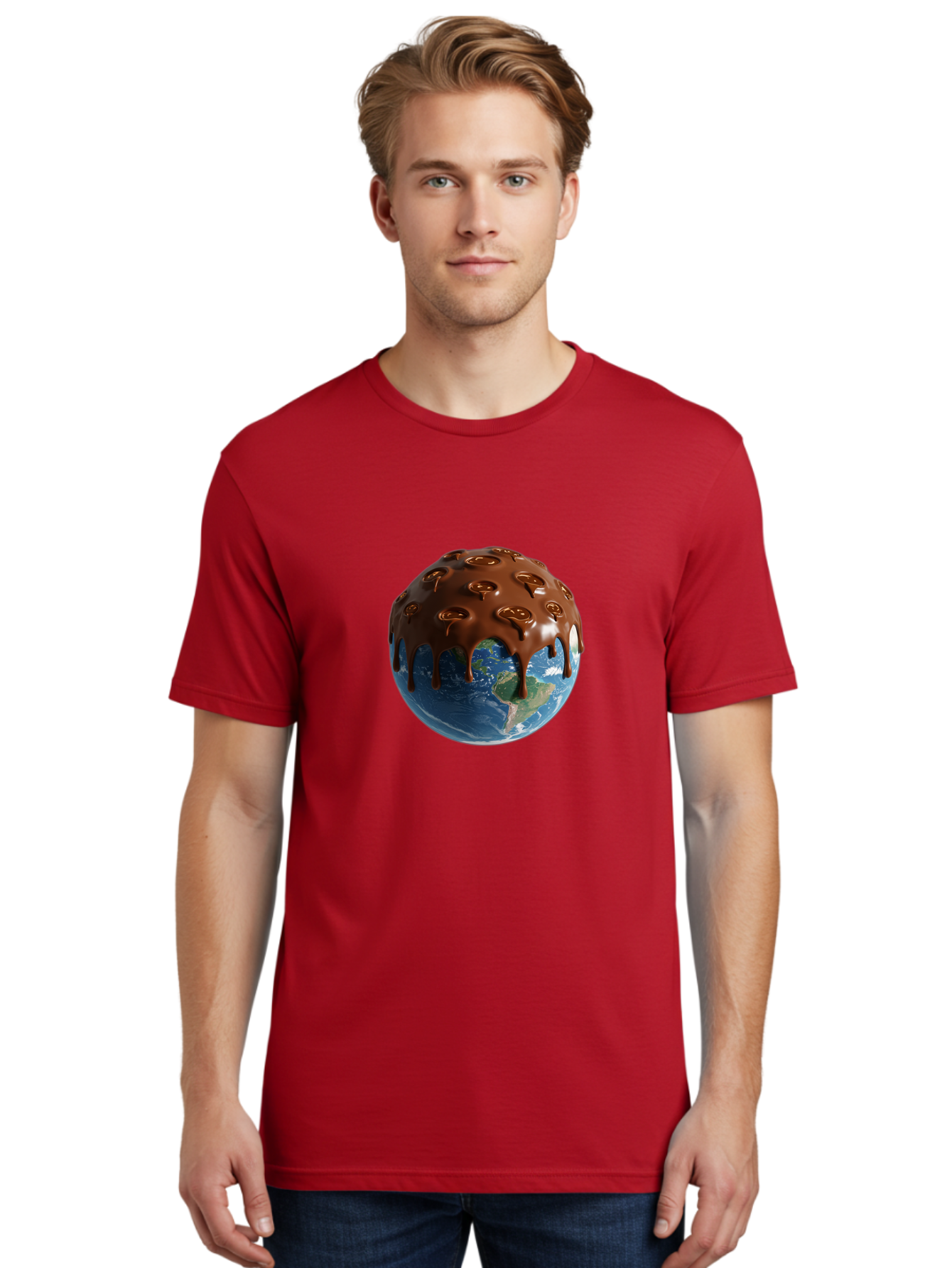 Chocolate-Planet-Earth Men'S Graphic Tee, 100% Cotton, Comfortable Casual Summer Wear, Machine Washable, Vintage Camera, Old Camera, Antique Camera, Black Camera, Classic Photography, Photography Equipment, Nostalgic Device, Film Camera, Bak259