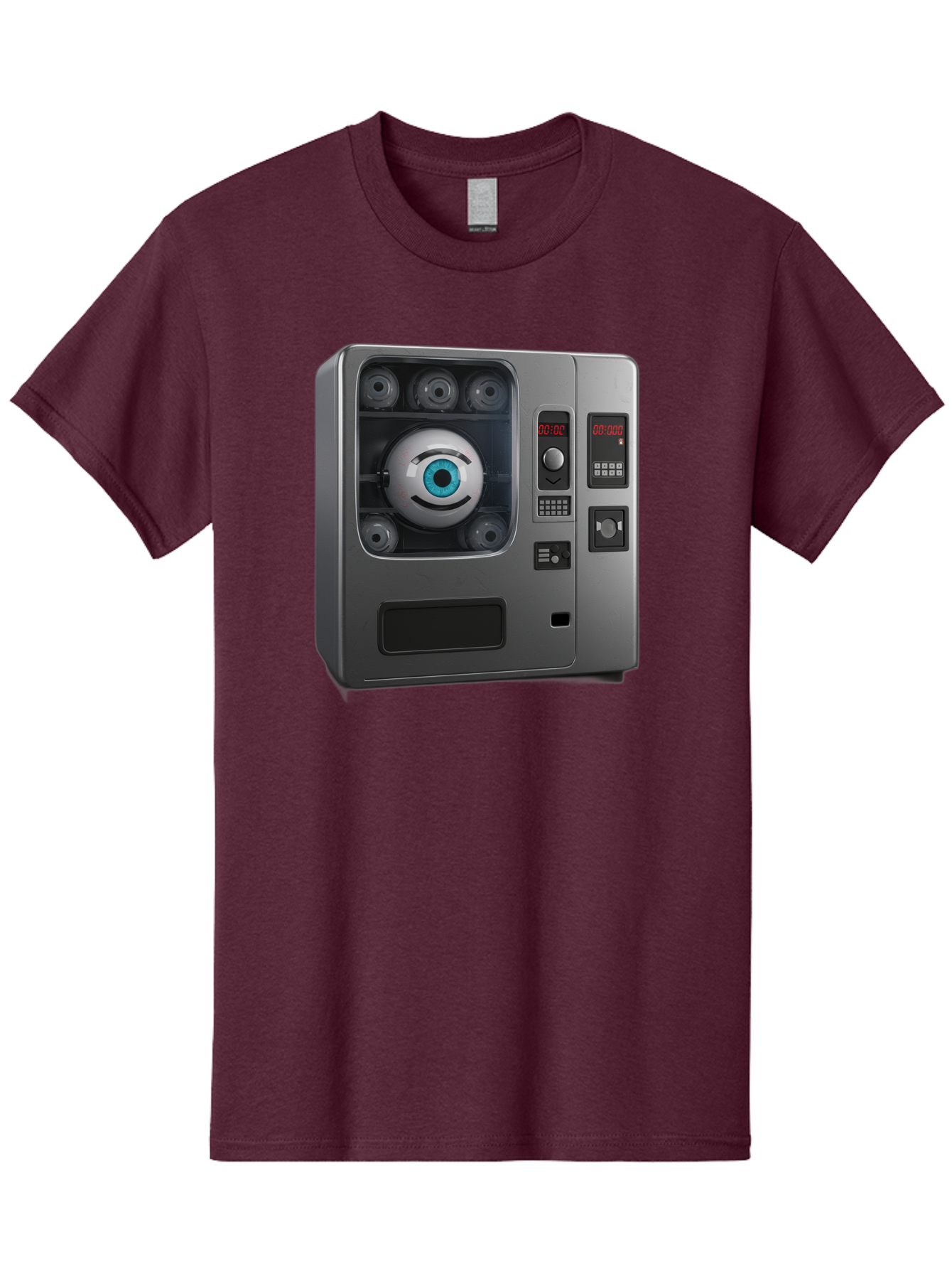 Claptrap Men'S Graphic Tee, 100% Cotton, Comfortable Casual Summer Wear, Machine Washable, Vintage Camera, Old Camera, Antique Camera, Black Camera, Classic Photography, Photography Equipment, Nostalgic Device, Film Camera, Camera Art Bak261