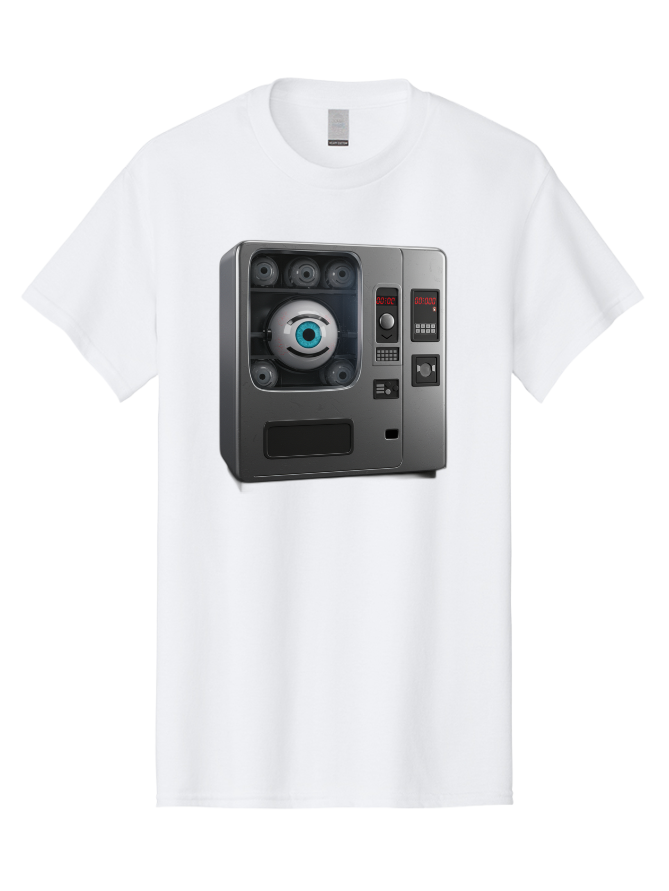 Claptrap Men'S Graphic Tee, 100% Cotton, Comfortable Casual Summer Wear, Machine Washable, Vintage Camera, Old Camera, Antique Camera, Black Camera, Classic Photography, Photography Equipment, Nostalgic Device, Film Camera, Camera Art Bak261