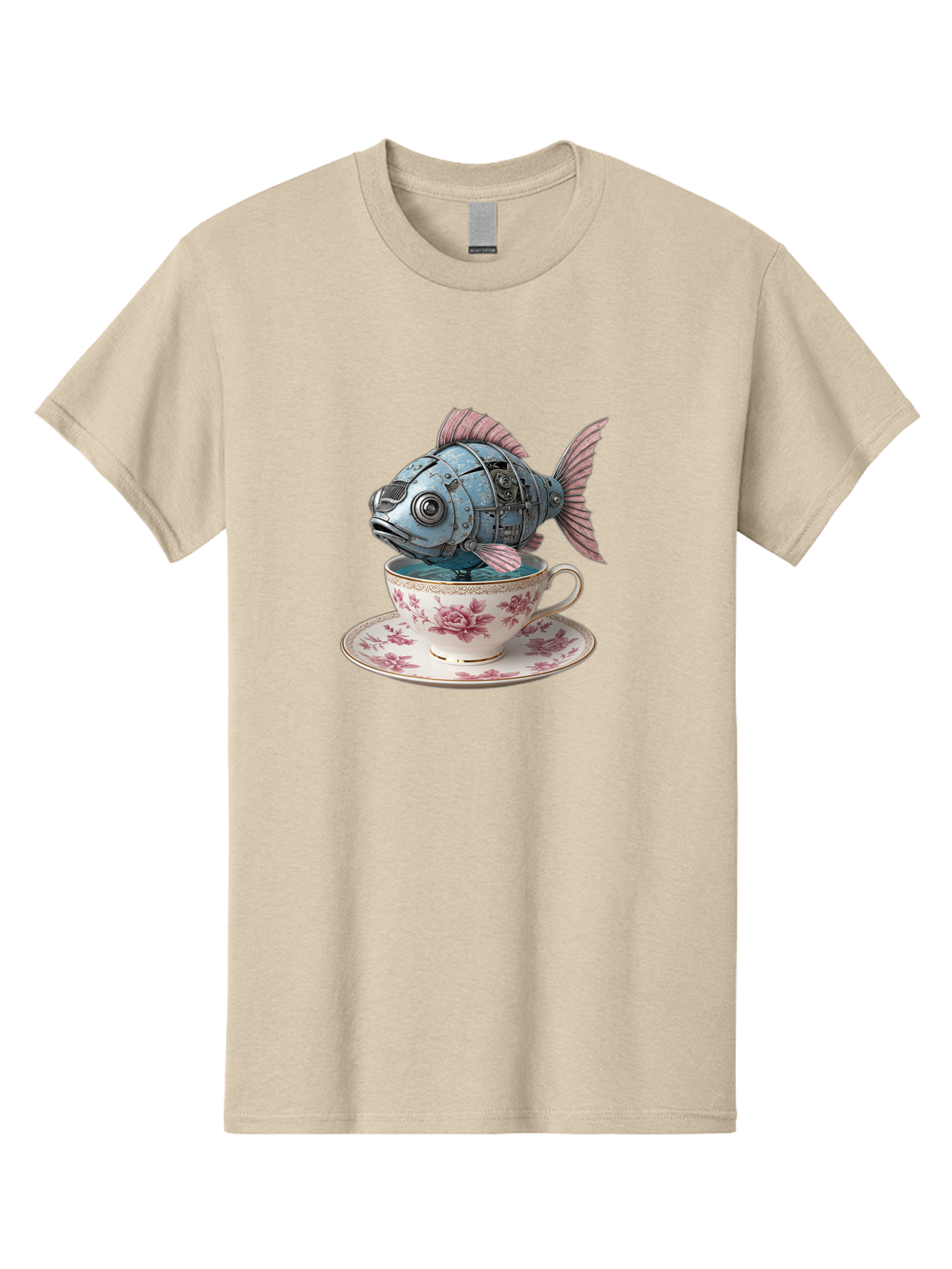 Clockwork-Fish Men'S Graphic Tee, 100% Cotton, Comfortable Casual Summer Wear, Machine Washable, Vintage Camera, Old Camera, Antique Camera, Black Camera, Classic Photography, Photography Equipment, Nostalgic Device, Film Camera, Camera Art Bak263