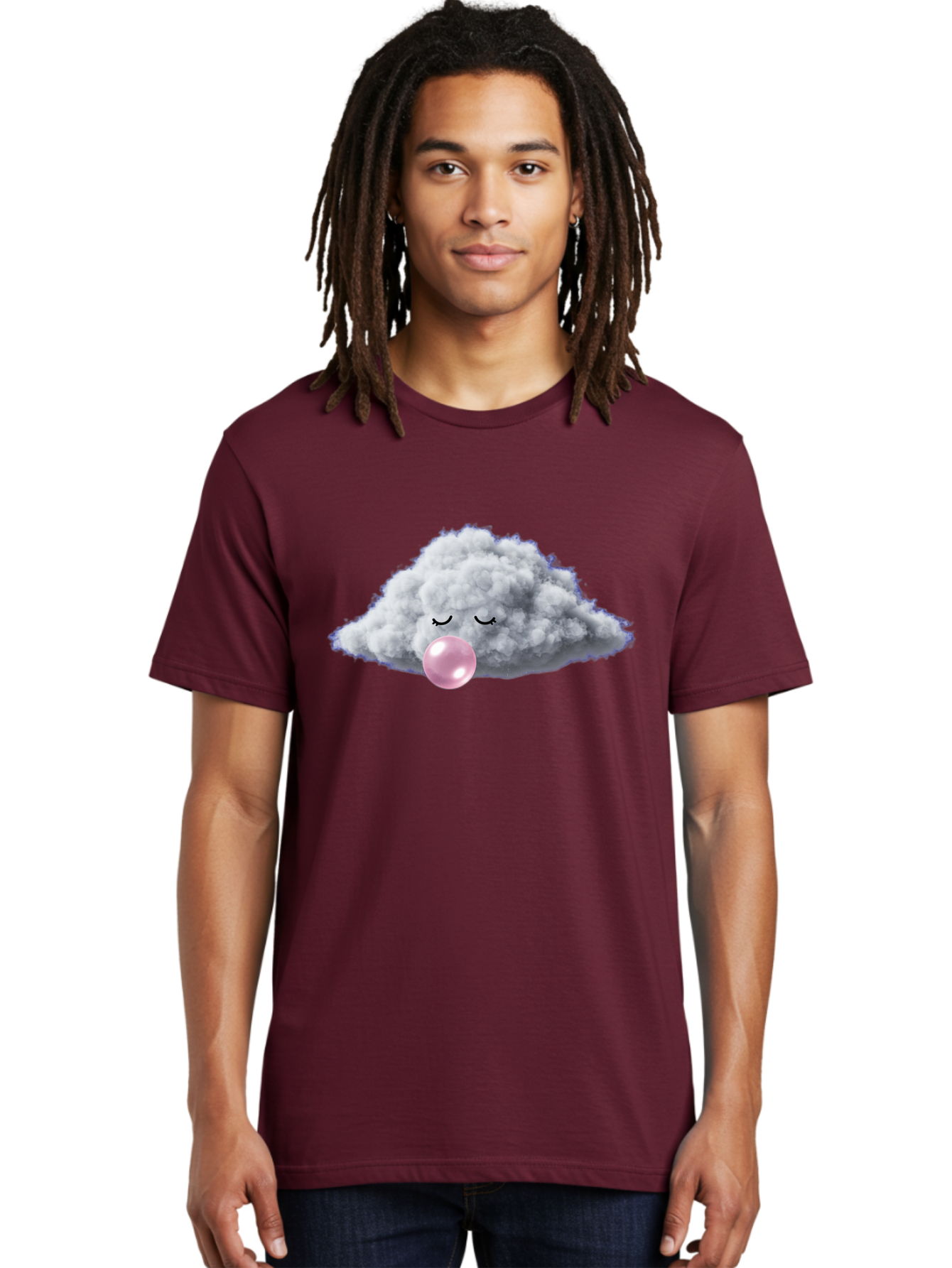 Cloud-Blowing-Bubble-1 Men'S Graphic Tee, 100% Cotton, Comfortable Casual Summer Wear, Machine Washable, Vintage Camera, Old Camera, Antique Camera, Black Camera, Classic Photography, Photography Equipment, Nostalgic Device, Film Camera, Bak264
