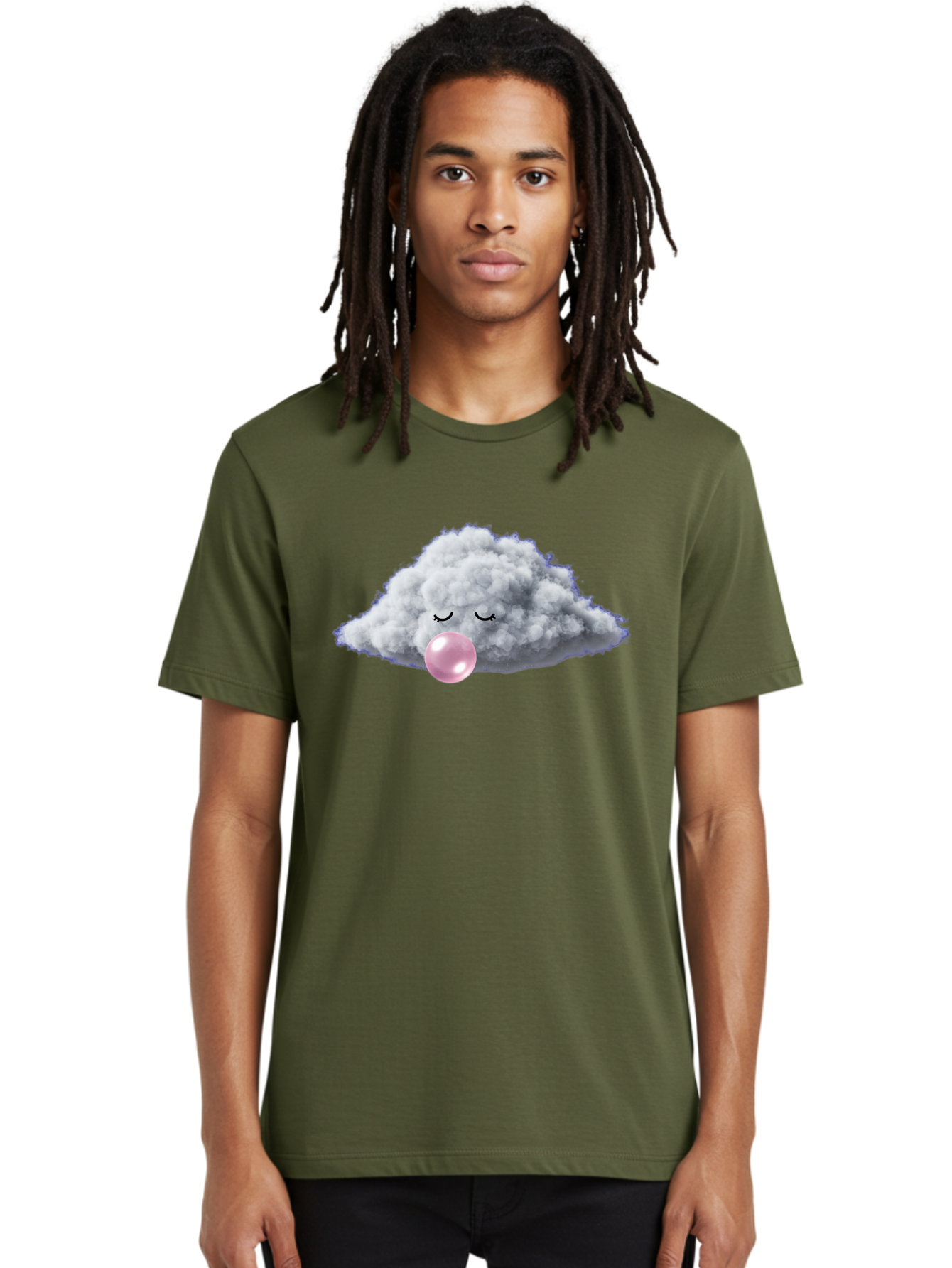 Cloud-Blowing-Bubble-1 Men'S Graphic Tee, 100% Cotton, Comfortable Casual Summer Wear, Machine Washable, Vintage Camera, Old Camera, Antique Camera, Black Camera, Classic Photography, Photography Equipment, Nostalgic Device, Film Camera, Bak264