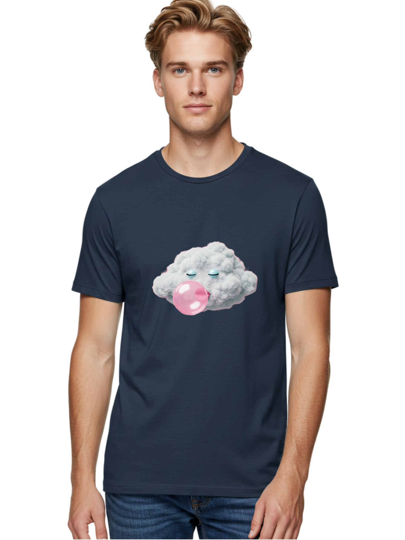 Cloud-Blowing-Bubble Men'S Graphic Tee, 100% Cotton, Comfortable Casual Summer Wear, Machine Washable, Vintage Camera, Old Camera, Antique Camera, Black Camera, Classic Photography, Photography Equipment, Nostalgic Device, Film Camera, Bak265