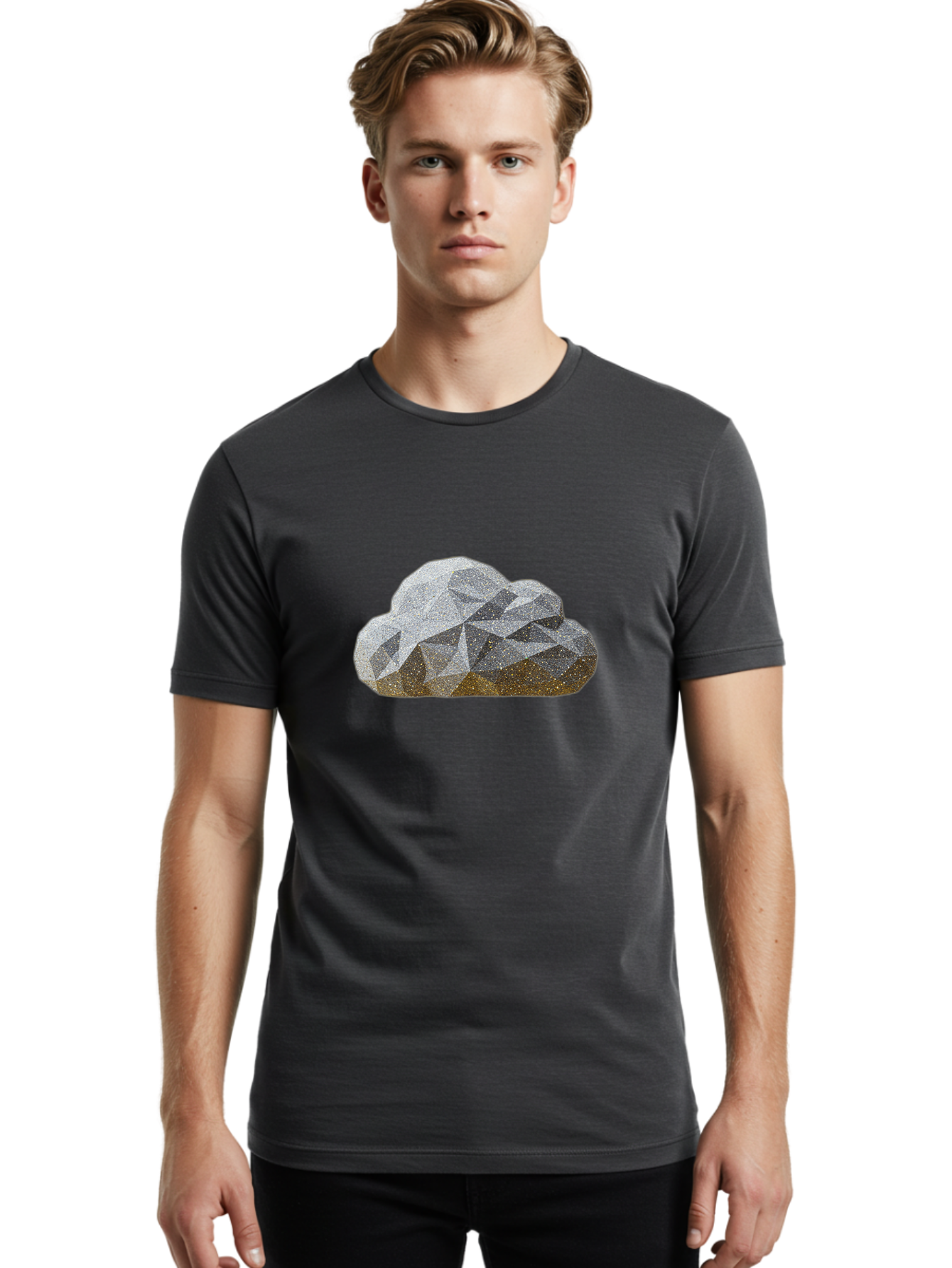 Cloud Men'S Graphic Tee, 100% Cotton, Comfortable Casual Summer Wear, Machine Washable, Vintage Camera, Old Camera, Antique Camera, Black Camera, Classic Photography, Photography Equipment, Nostalgic Device, Film Camera, Camera Art Bak270